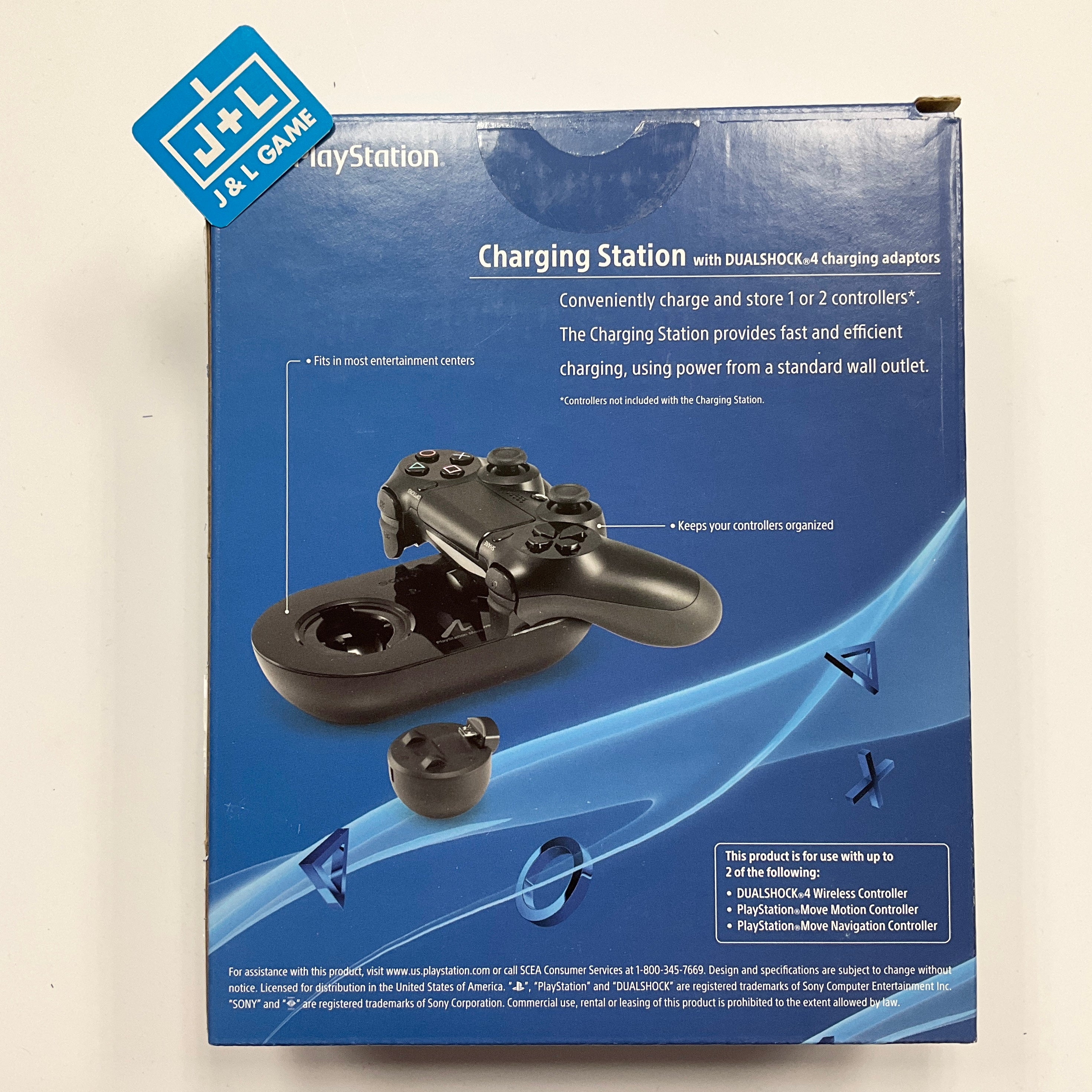 SONY PlayStation 4 Move Charging Station with DualShock 4 Adapters - (PS4) PlayStation 4 Accessories PlayStation   