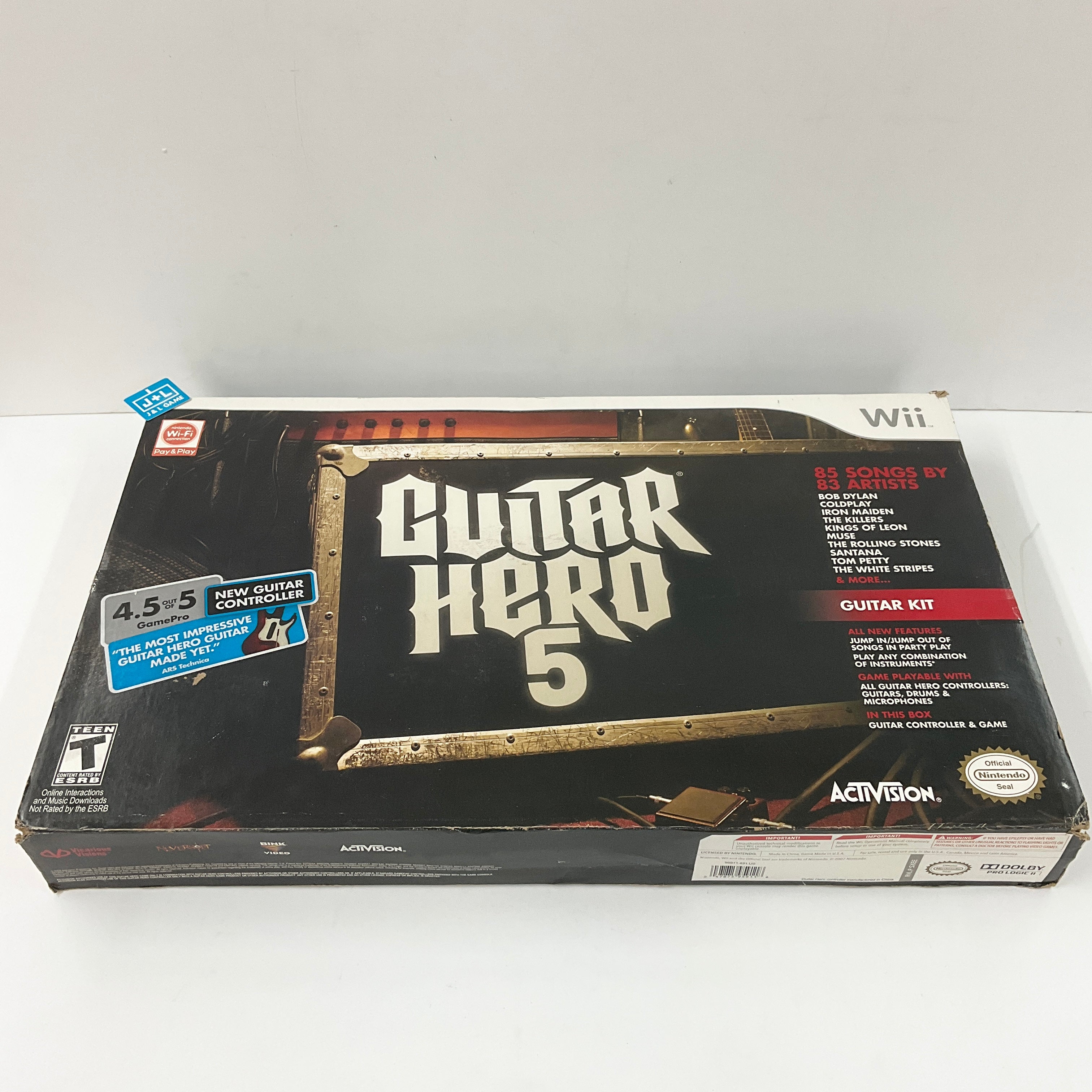 Nintendo Wii Guitar Hero 5 Guitar Kit - Nintendo Wii [Pre-Owned] Accessories ACTIVISION   
