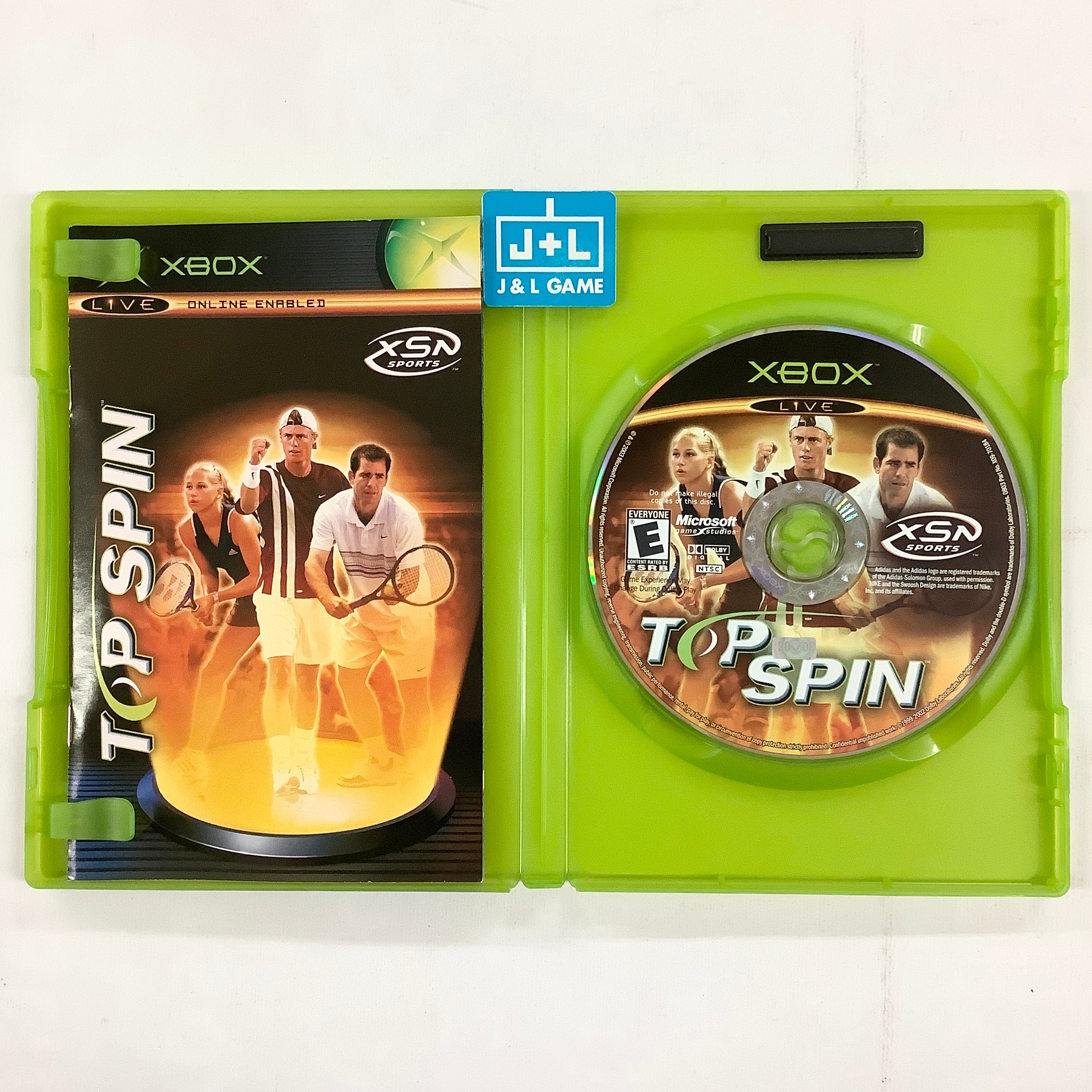Top Spin - (XB) Xbox [Pre-Owned] Video Games Microsoft Game Studios   