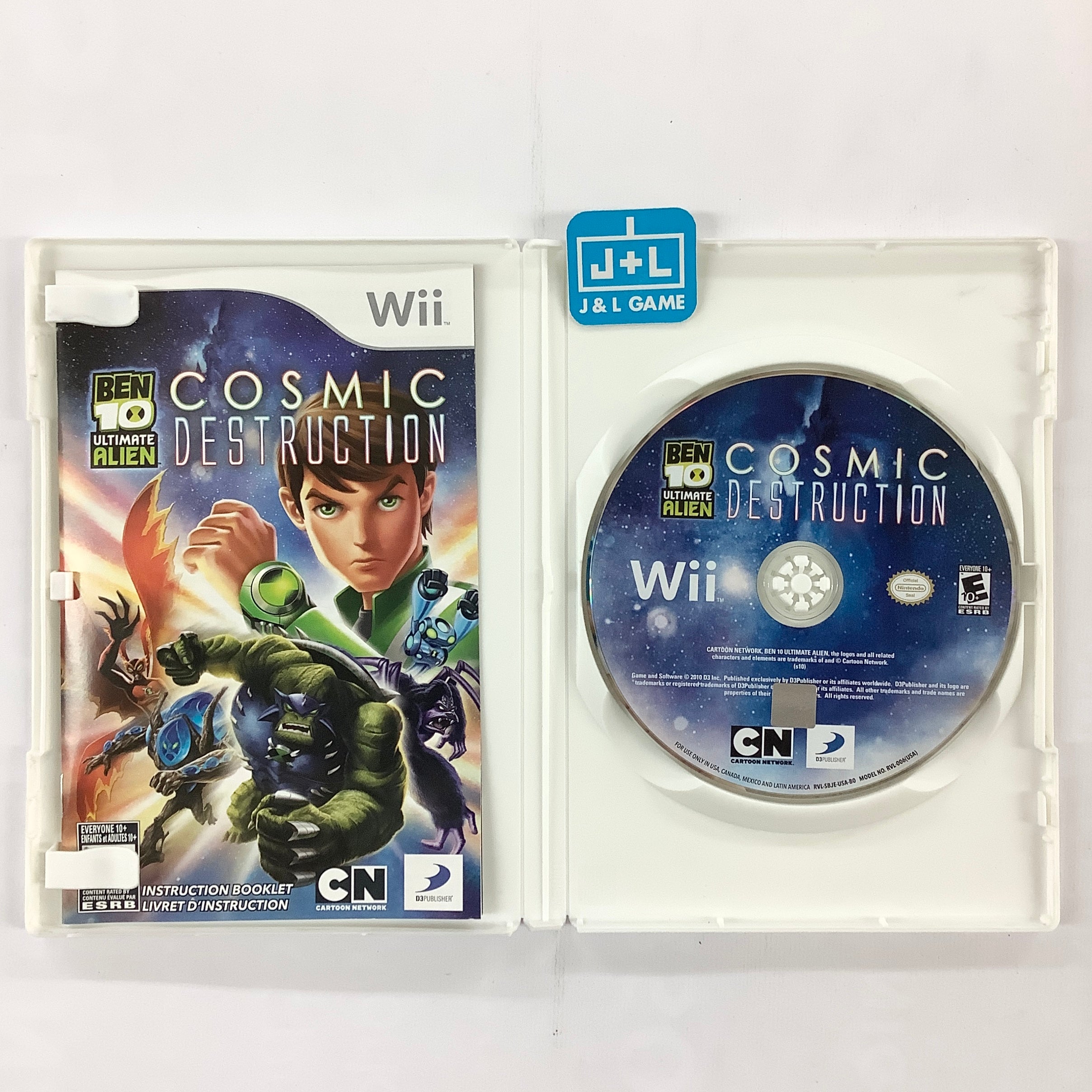 Ben 10 Ultimate Alien: Cosmic Destruction - Nintendo Wii [Pre-Owned] Video Games D3 Publisher   