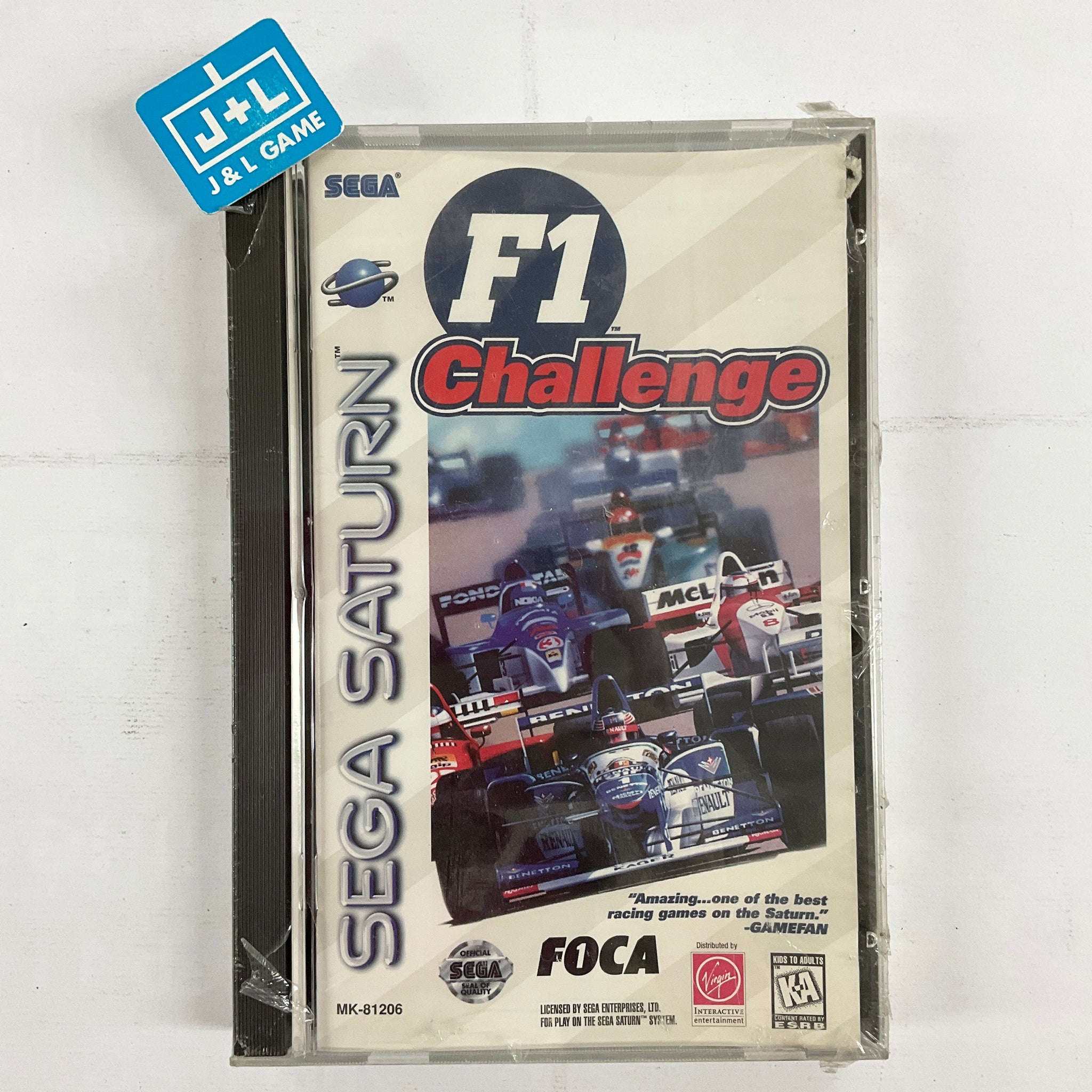 F1 Challenge - (SS) SEGA Saturn Video Games Virgin Interactive   