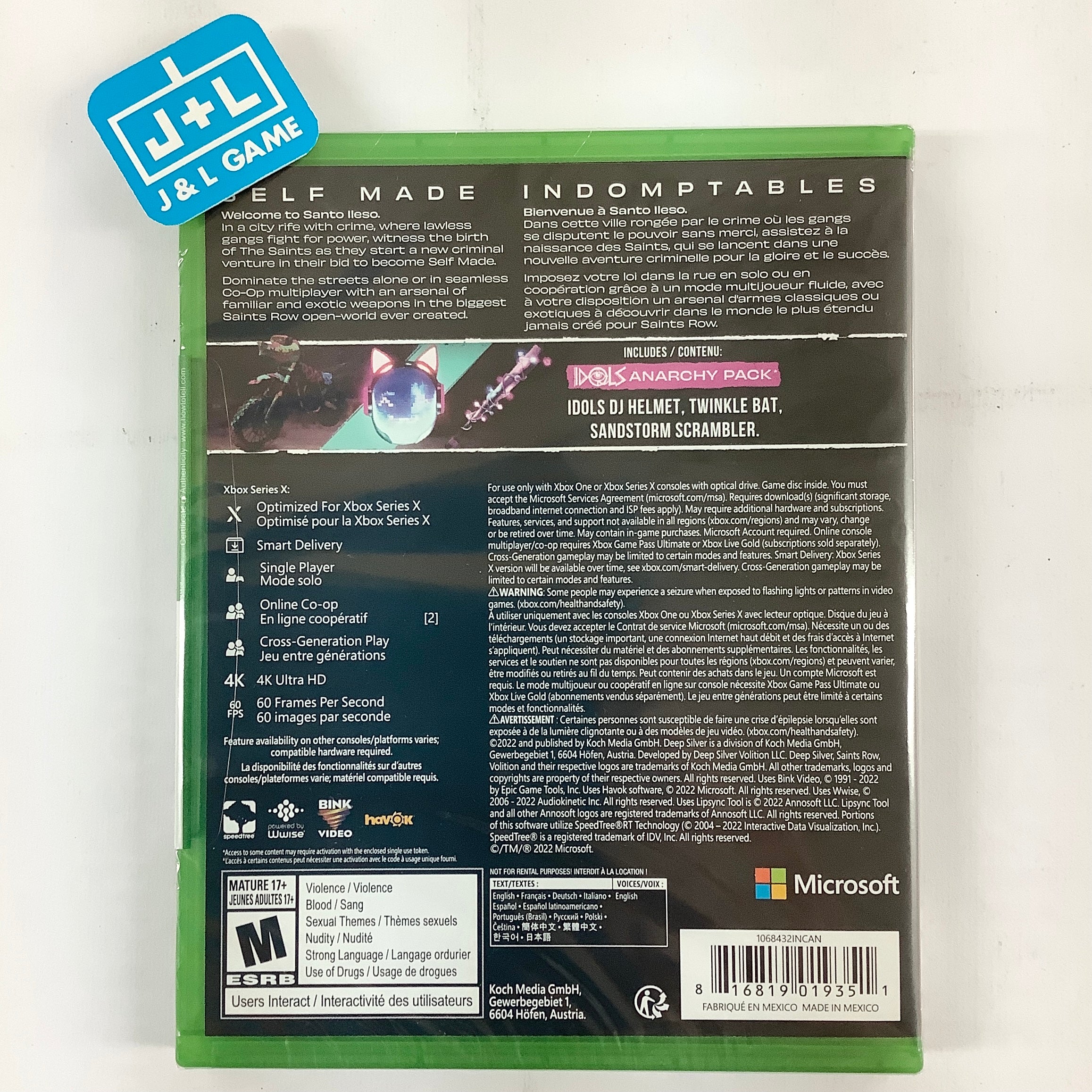 Saints Row - (XSX) Xbox Series X Video Games Deep Silver   