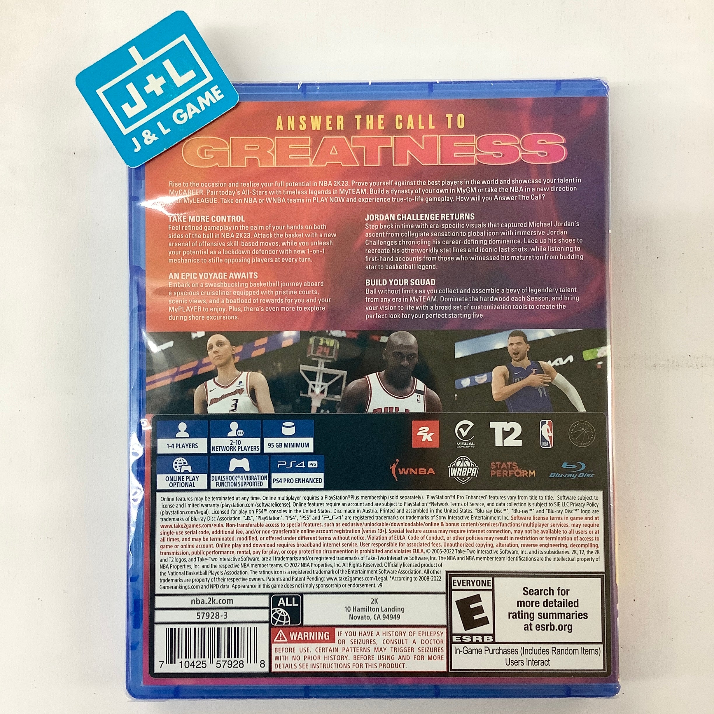 NBA 2K23 - (PS4) PlayStation 4 | J&L Game