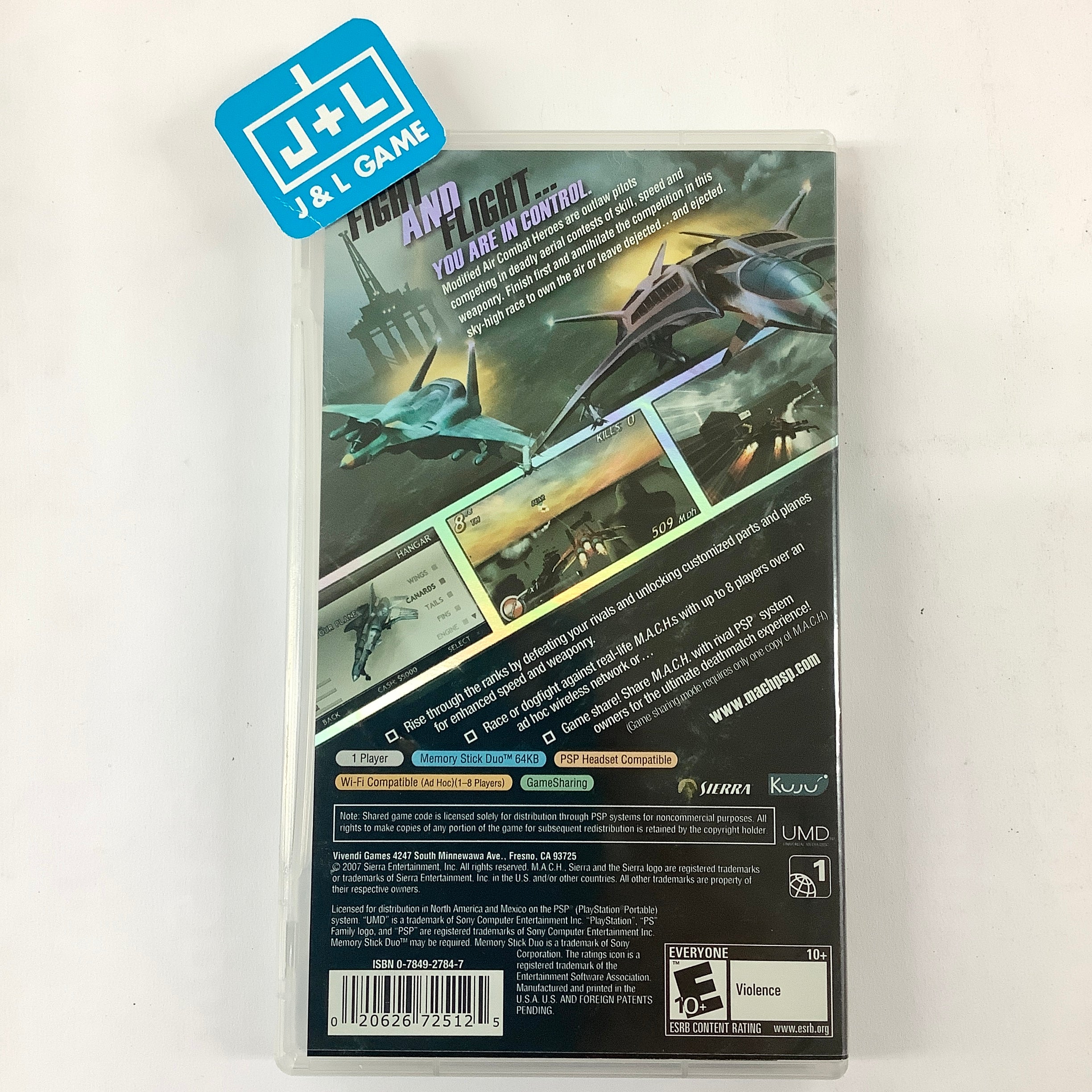 M.A.C.H. Modified Air Combat Heroes - Sony PSP [Pre-Owned] Video Games Vivendi Games   