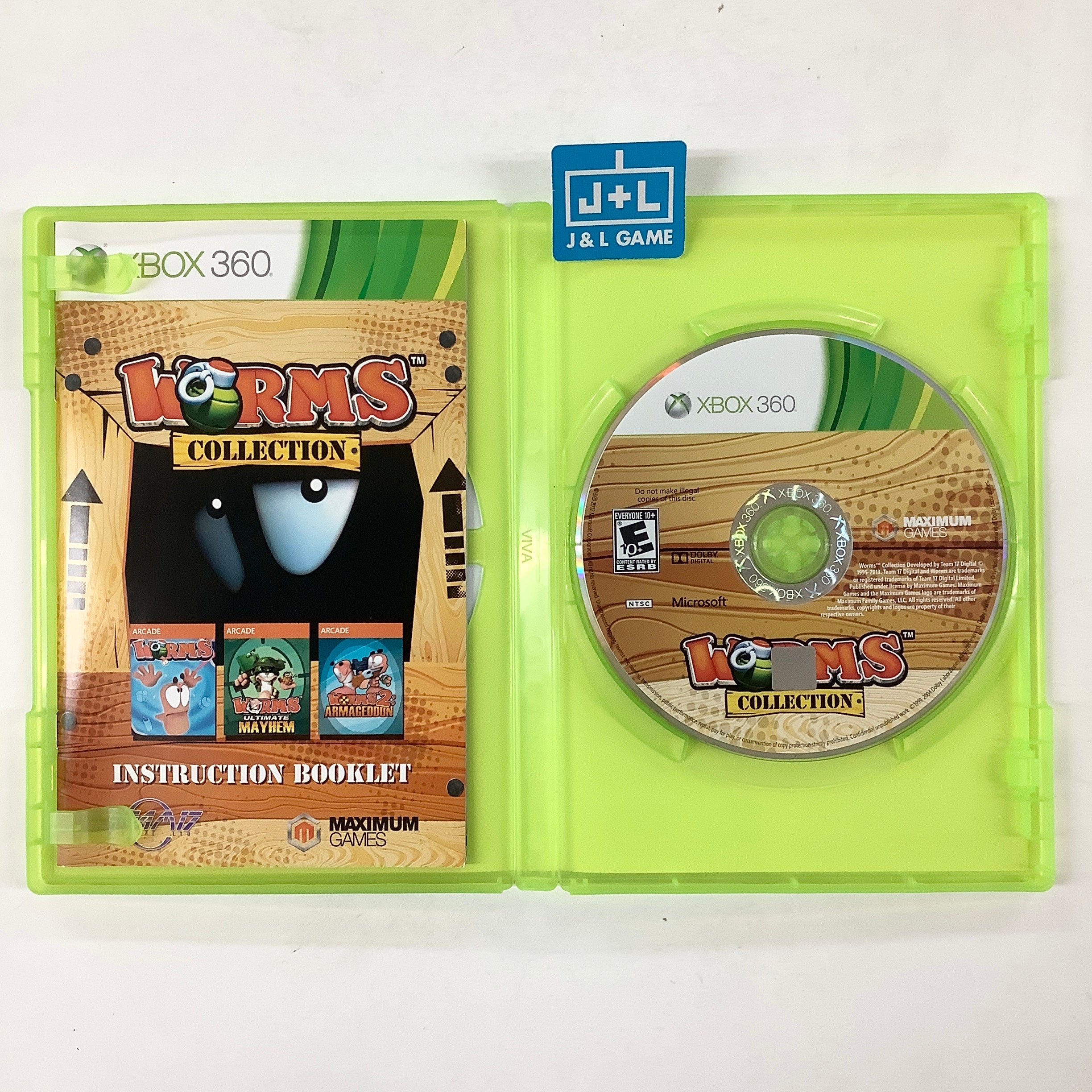 Worms Collection - Xbox 360 [Pre-Owned] Video Games Maximum Games   
