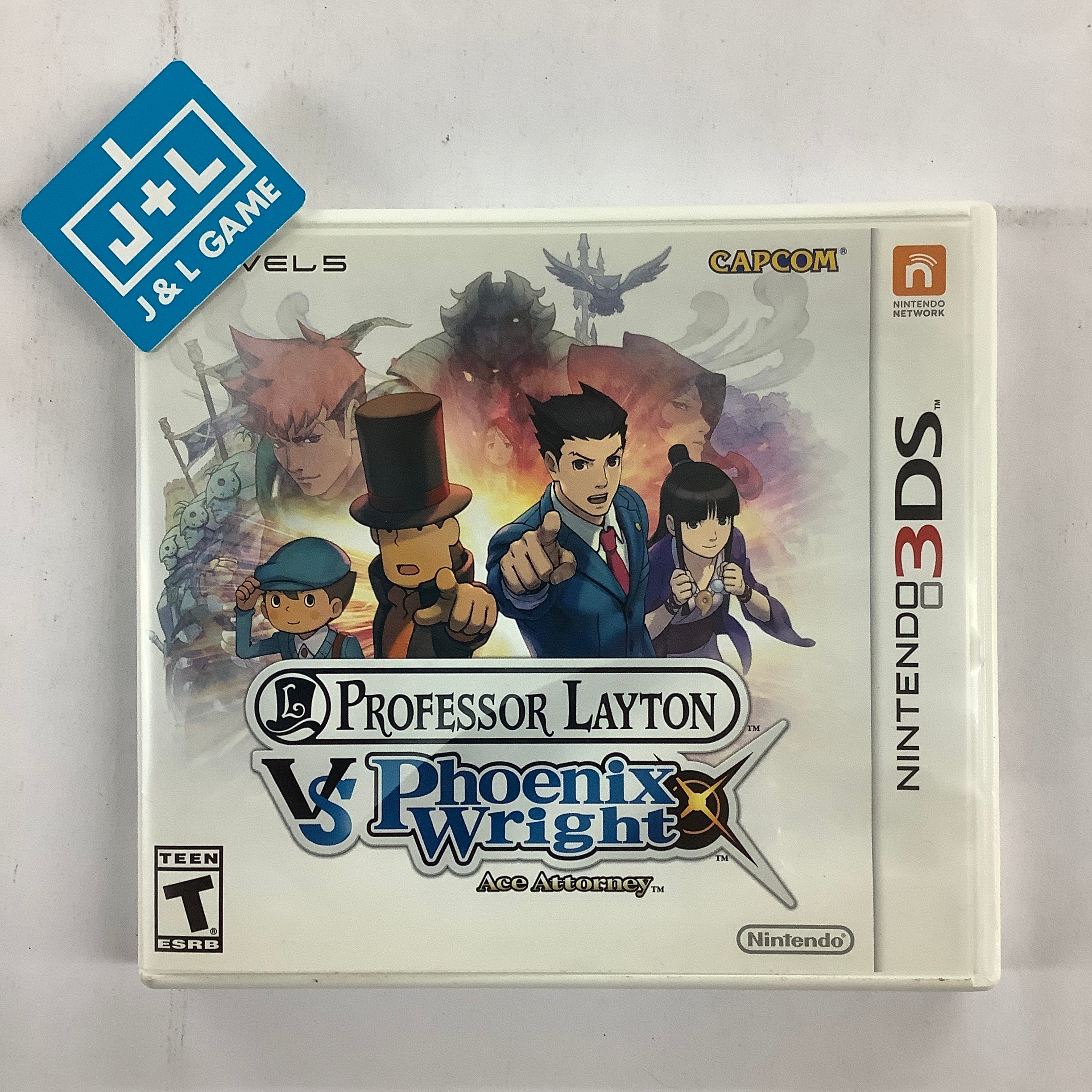 Professor Layton VS Phoenix Wright Ace Attorney - Nintendo 3DS [Pre-Owned] Video Games Nintendo   