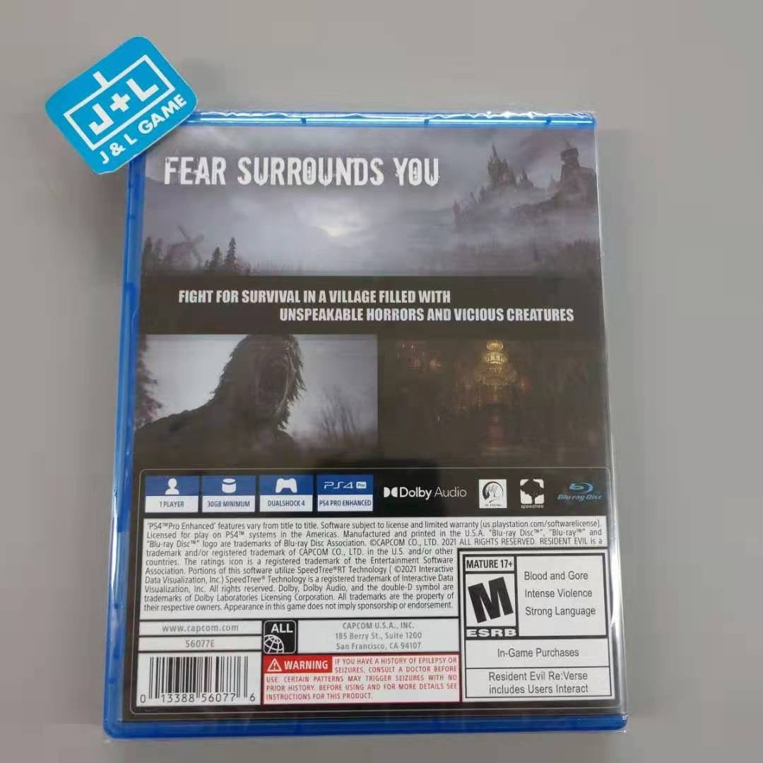 Resident Evil Village - (PS4) PlayStation 4 Video Games Capcom   