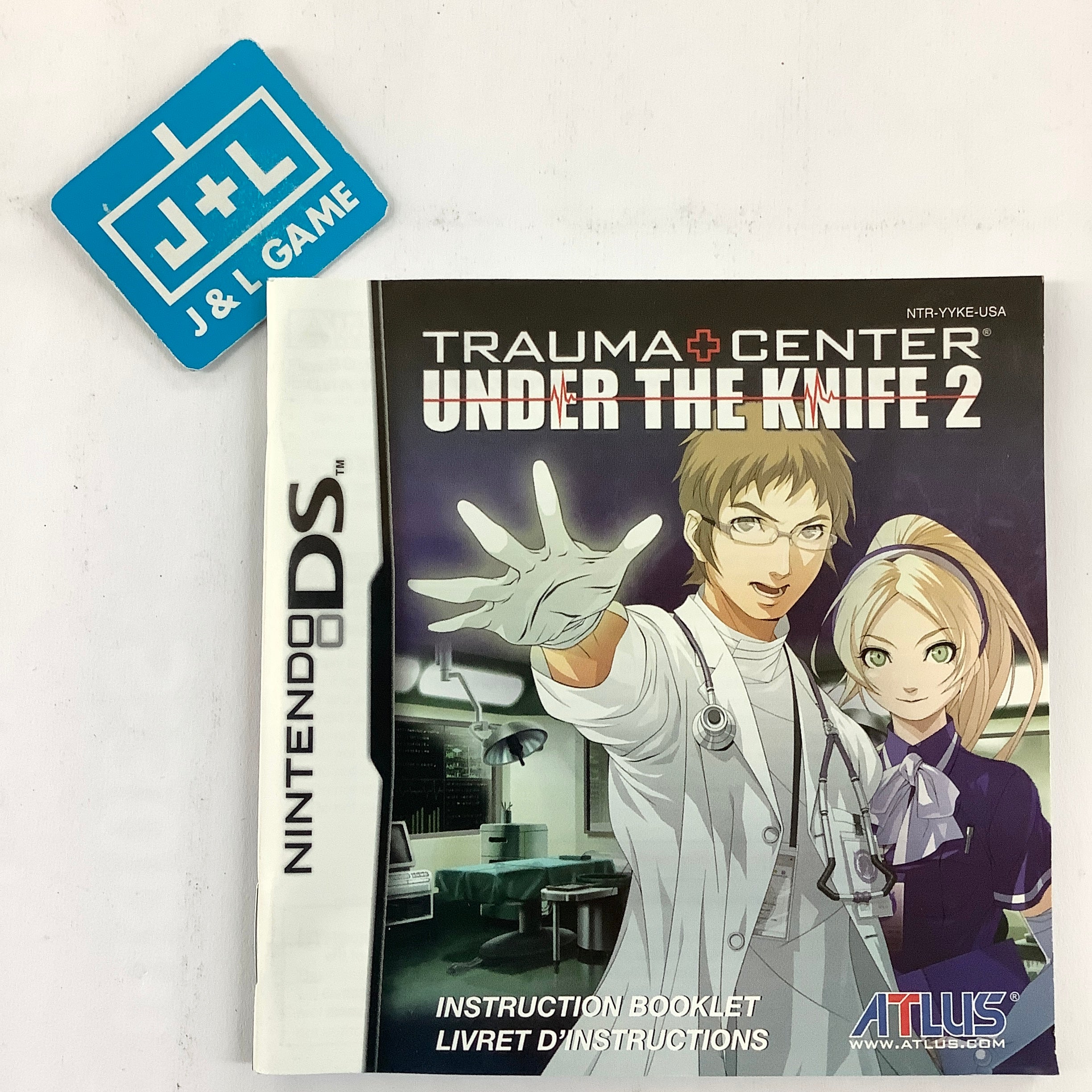 Trauma Center: Under the Knife 2 - (NDS) Nintendo DS [Pre-Owned] Video Games Atlus   