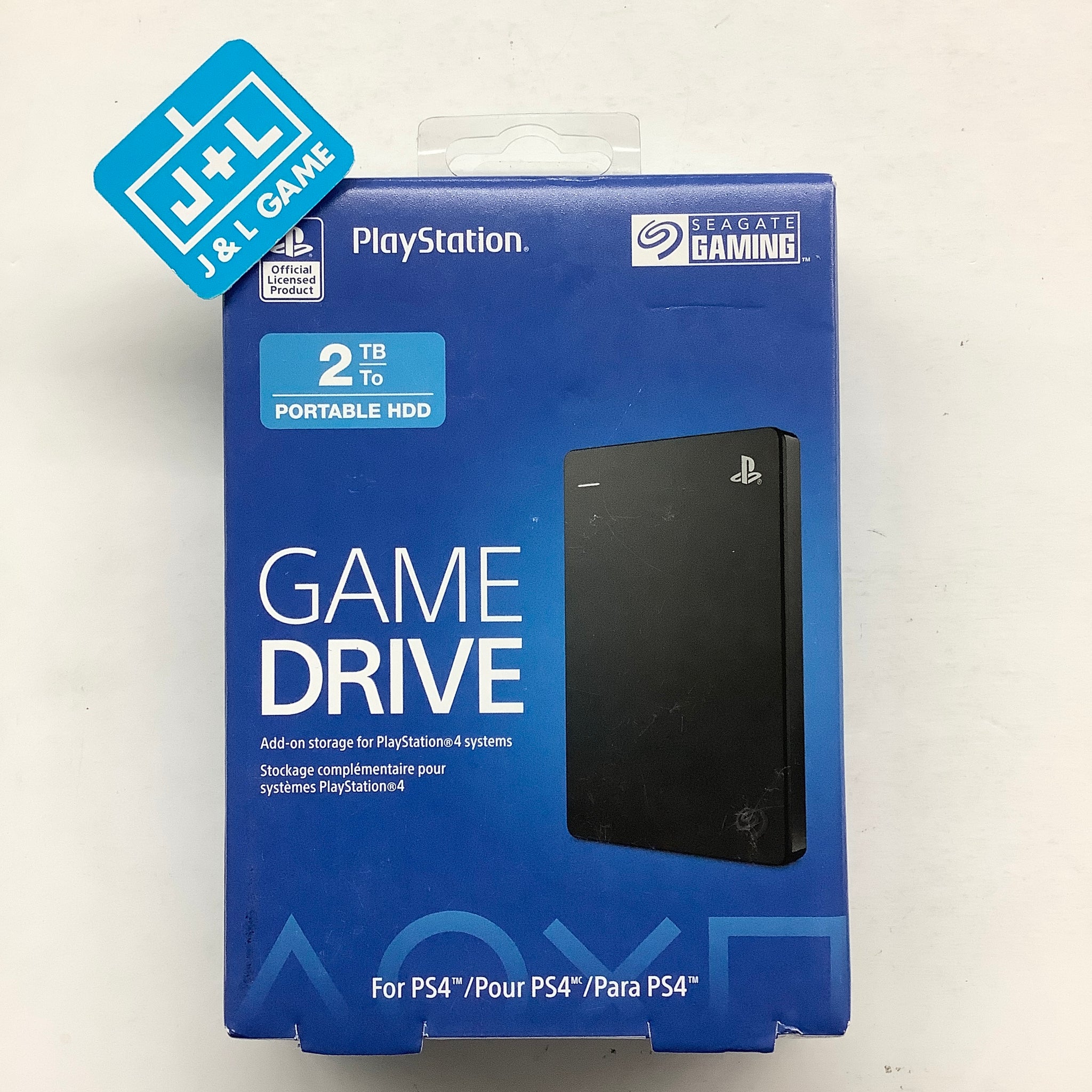 begynde beton Vær forsigtig Seagate Game Drive for PS4 Systems 2TB External Hard Drive Portable HD –  J&L Video Games New York City