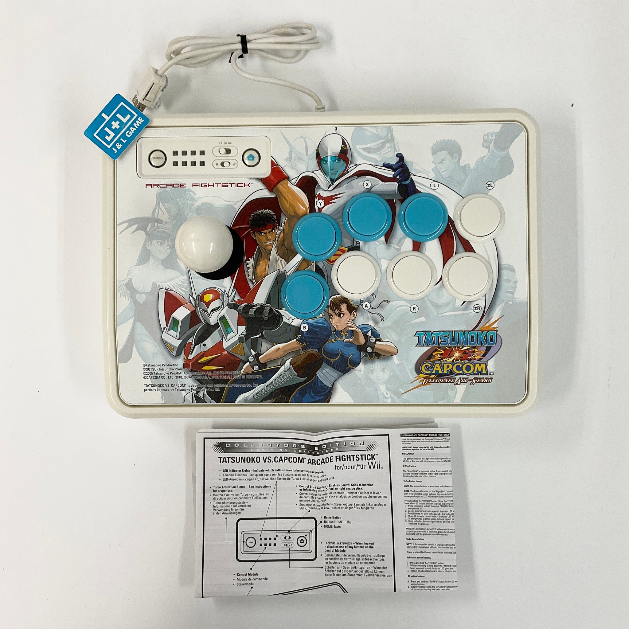 Madcatz Tatsunoko VS. Capcom Arcade FightStick - Nintendo Wii [Pre-Own ...