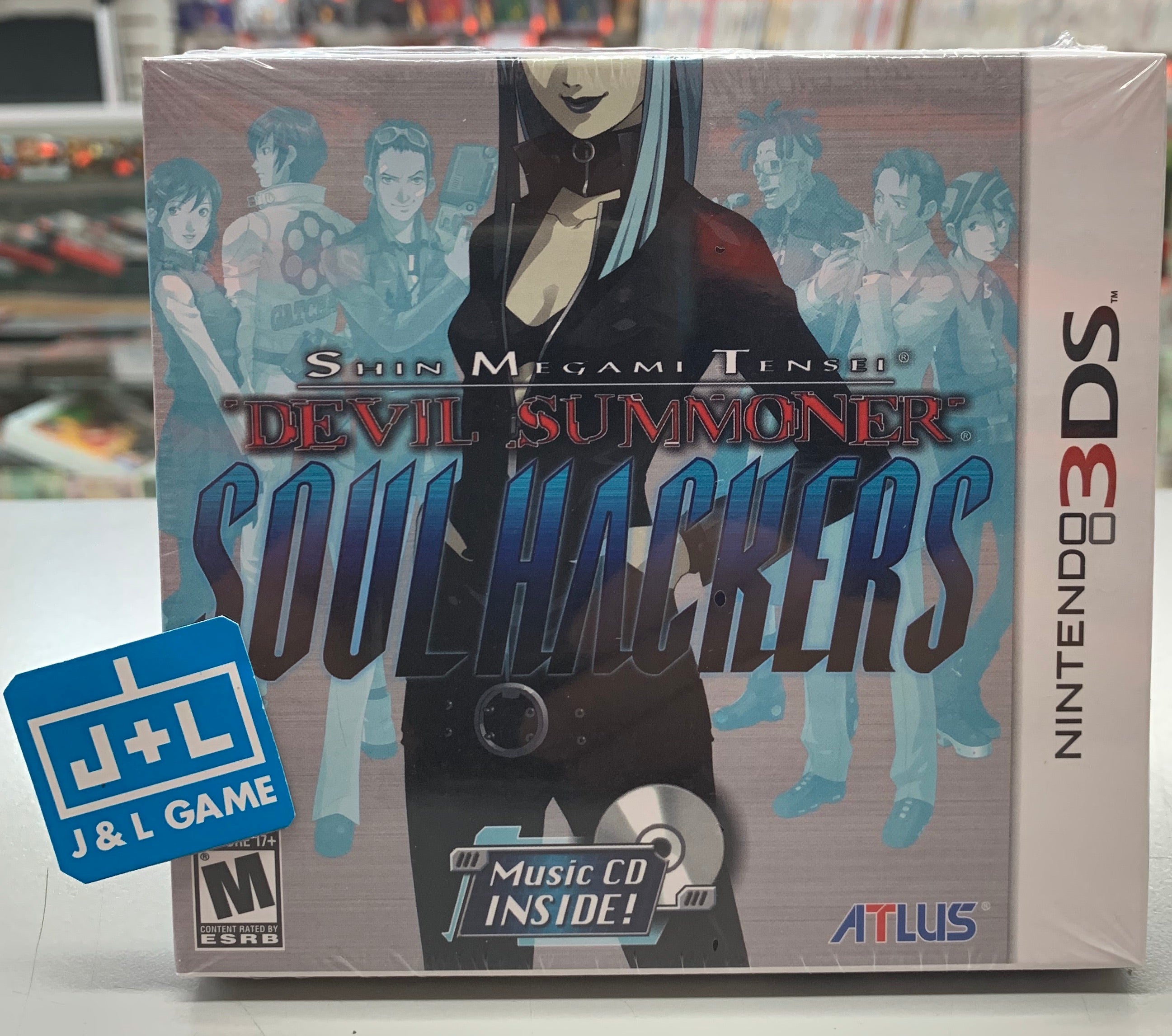 Shin Megami Tensei: Devil Summoner: Soul Hackers Music CD Inside - Nintendo 3DS Video Games Atlus   