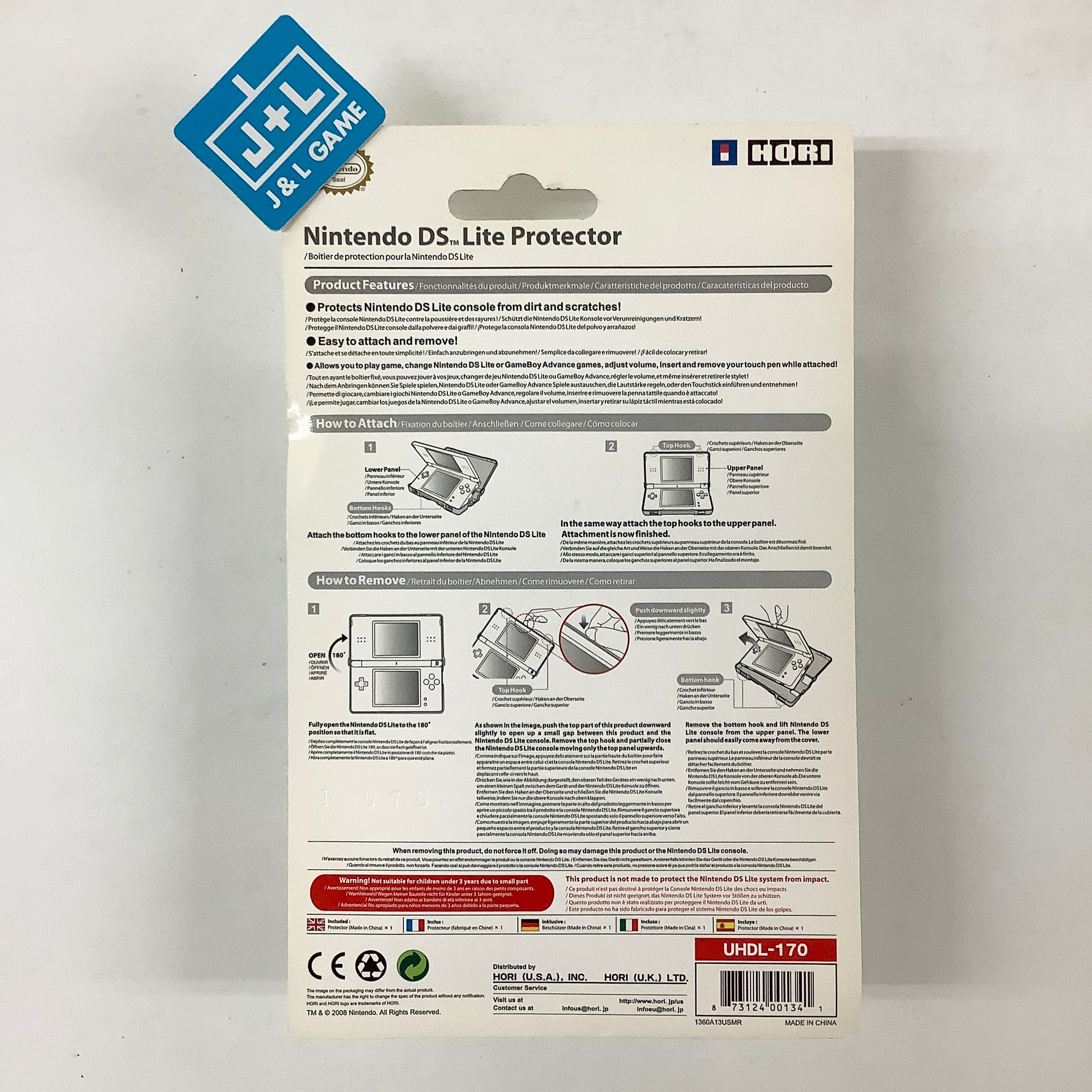 HORI Nintendo DS Lite Protector (Super Mario Version) - (NDS) Nintendo DS Accessories HORI   