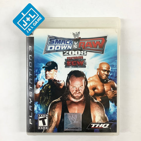 WWE SmackDown vs. Raw 2008 - (PS3) PlayStation 3 [Pre-Owned] Video Games THQ   