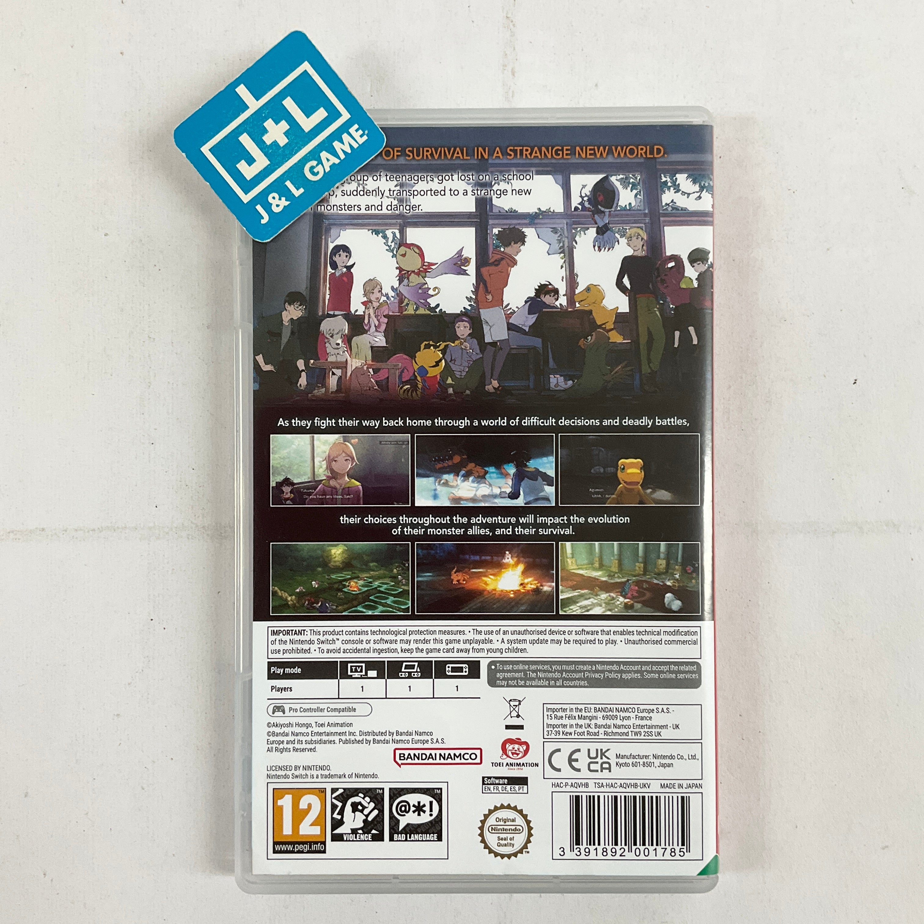 Digimon Survive - (NSW) Nintendo Switch [Pre-Owned] (European Import) Video Games BANDAI NAMCO Entertainment   