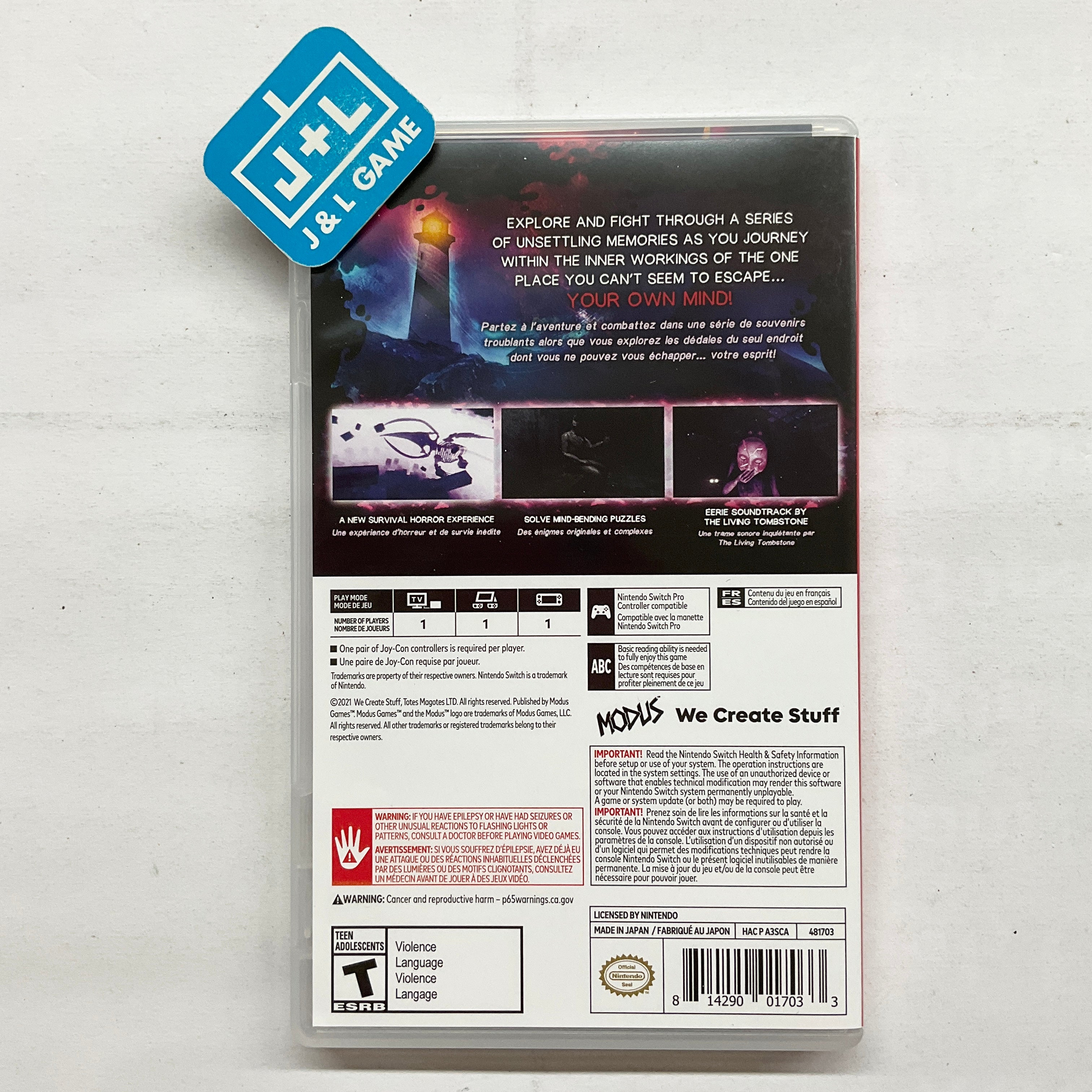 In Sound Mind: Deluxe Edition - (NSW) Nintendo Switch [UNBOXING] Video Games Maximum Games   