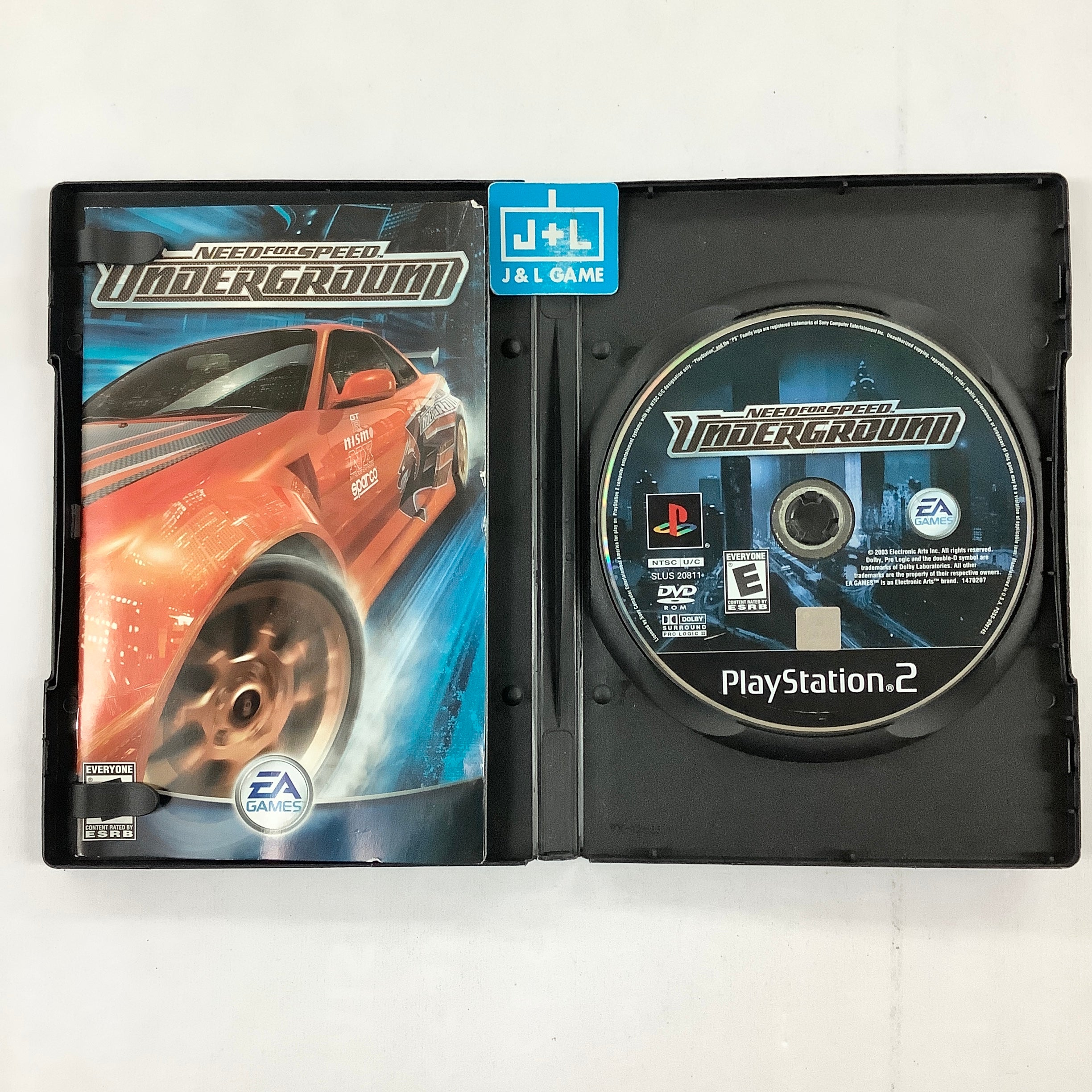 Need for Speed Underground - (PS2) PlayStation 2 [Pre-Owned] Video Games Electronic Arts   