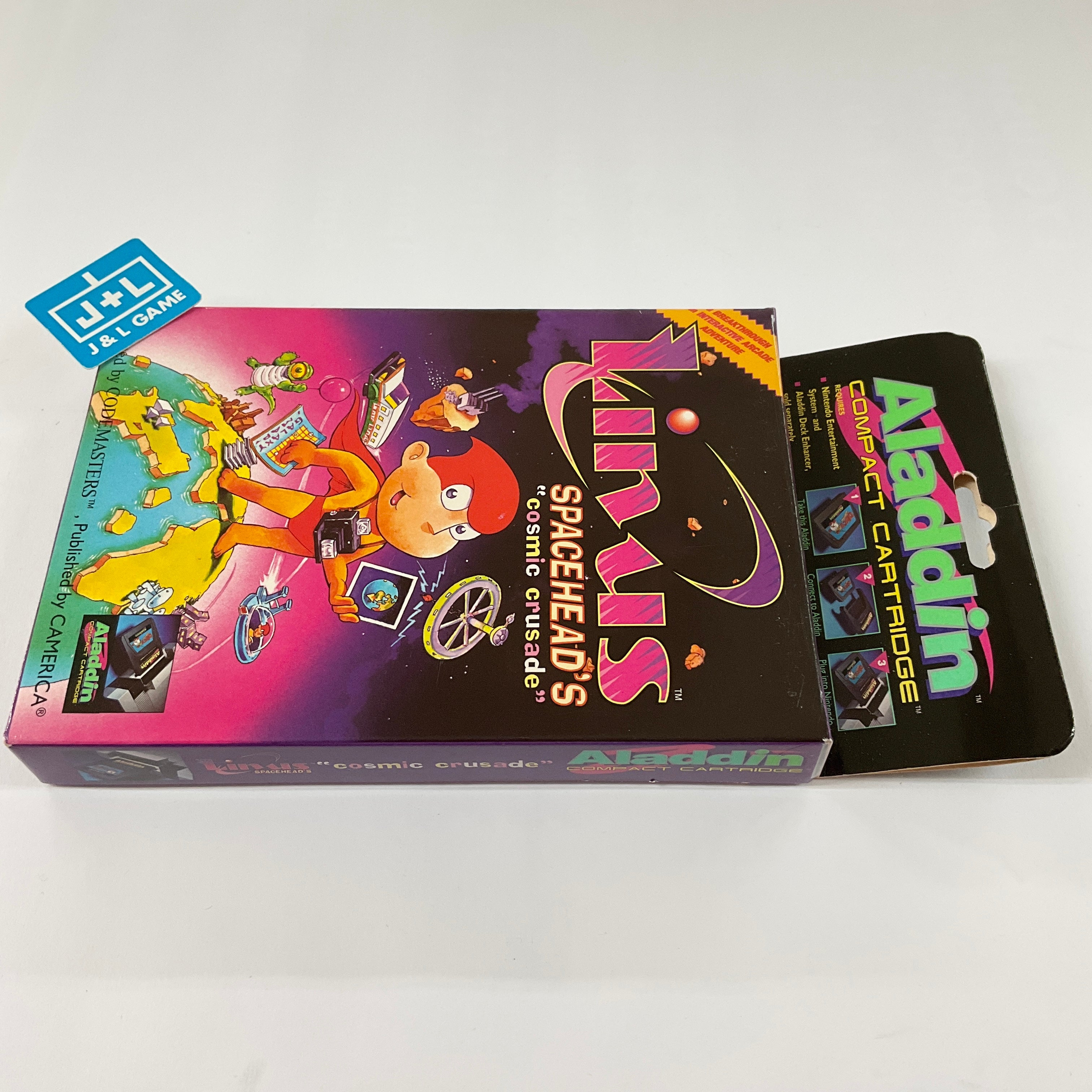 Linus Spacehead's Cosmic Crusade (Aladdin) - (NES) Nintendo Entertainment System Video Games Camerica   