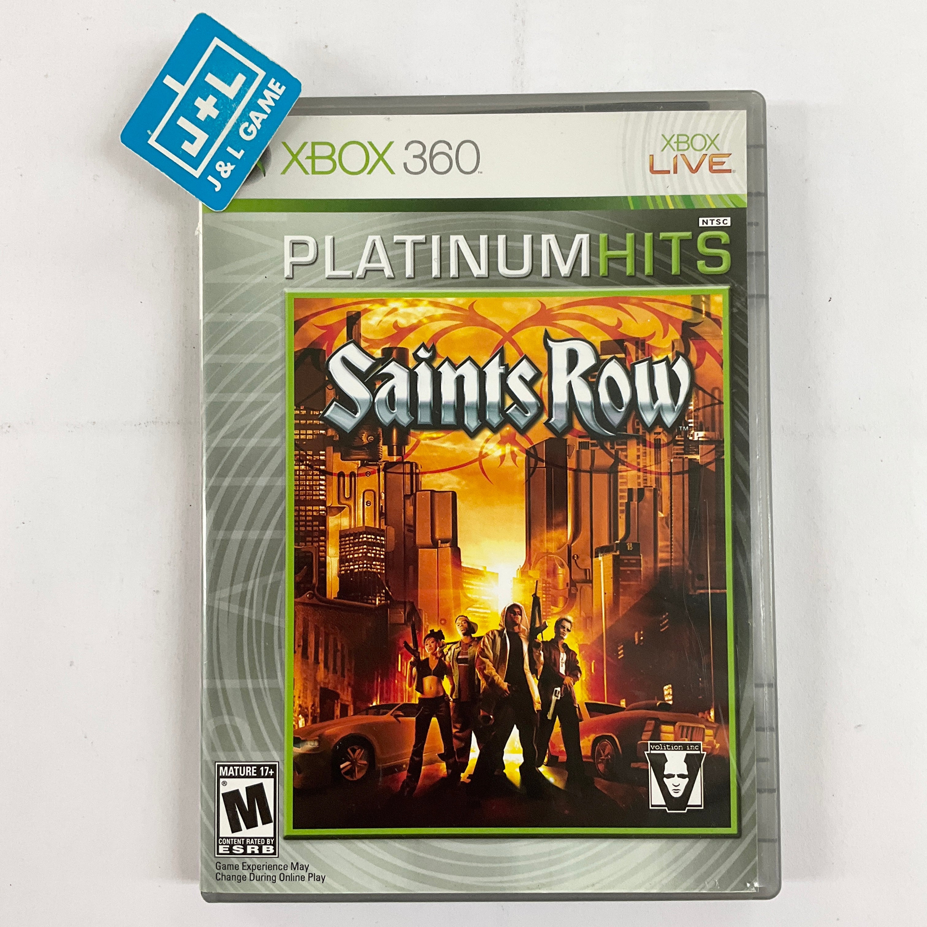 Saints Row (Platinum Hits) - Xbox 360 [Pre-Owned] Video Games THQ   