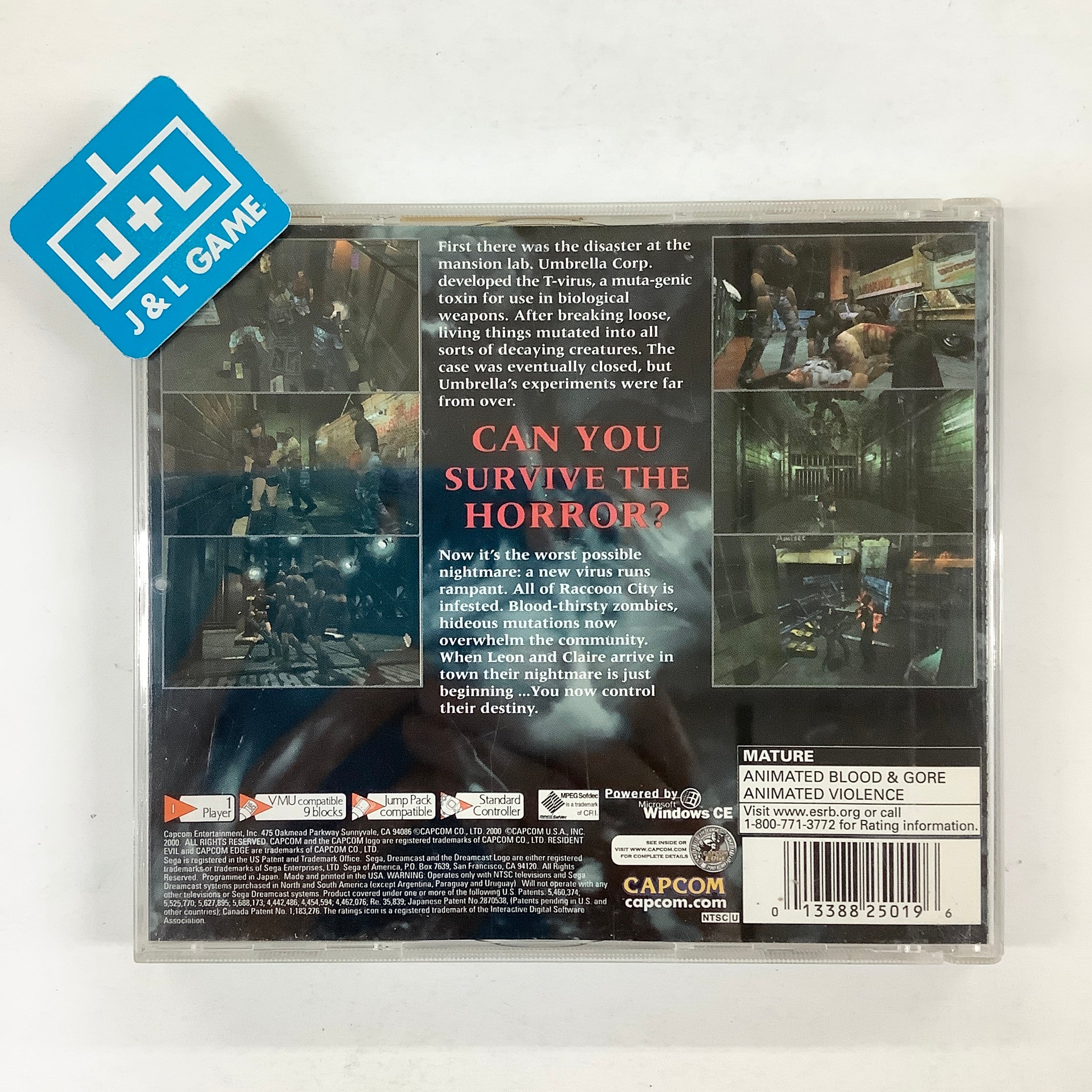 Resident Evil 2 - (DC) SEGA Dreamcast  [Pre-Owned] Video Games Capcom   