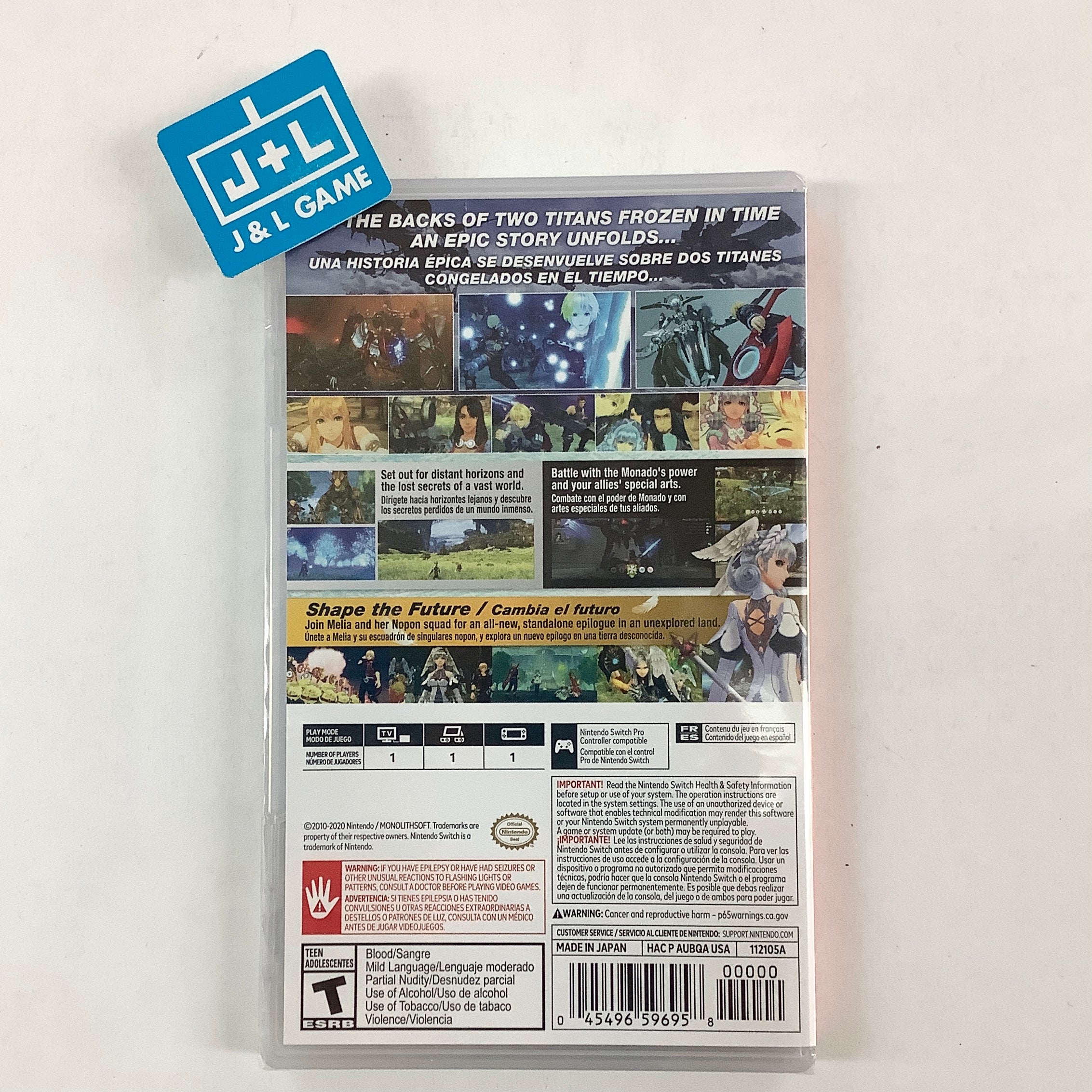 Xenoblade Chronicles Definitive Edition - (NSW) Nintendo Switch Video Games Nintendo   