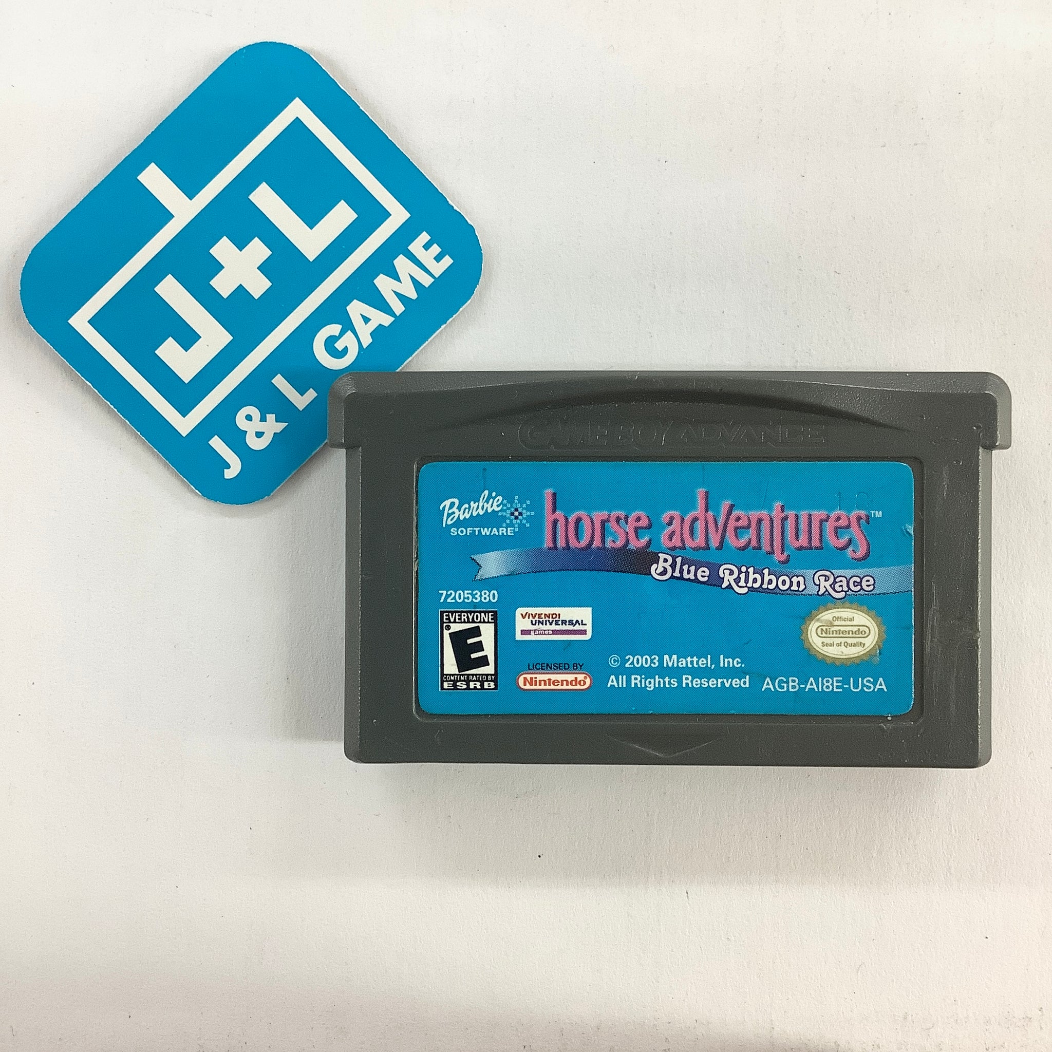 Barbie Software - Horse Adventures: Blue Ribbon Race - (GBA) Game Boy Advance [Pre-Owned] Video Games VU Games   