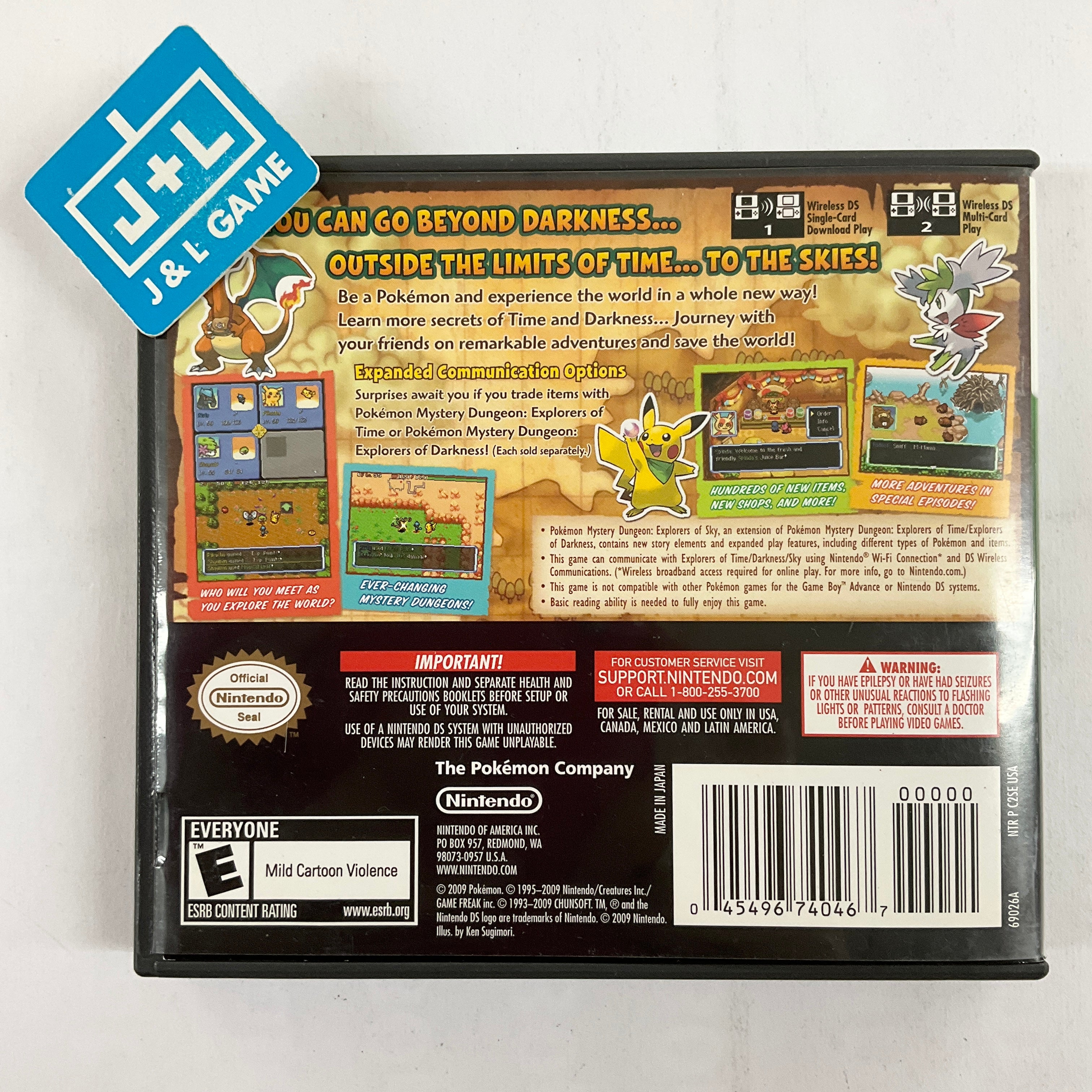 Pokemon Mystery Dungeon: Explorers of Sky - (NDS) Nintendo DS [Pre-Owned] Video Games Nintendo   