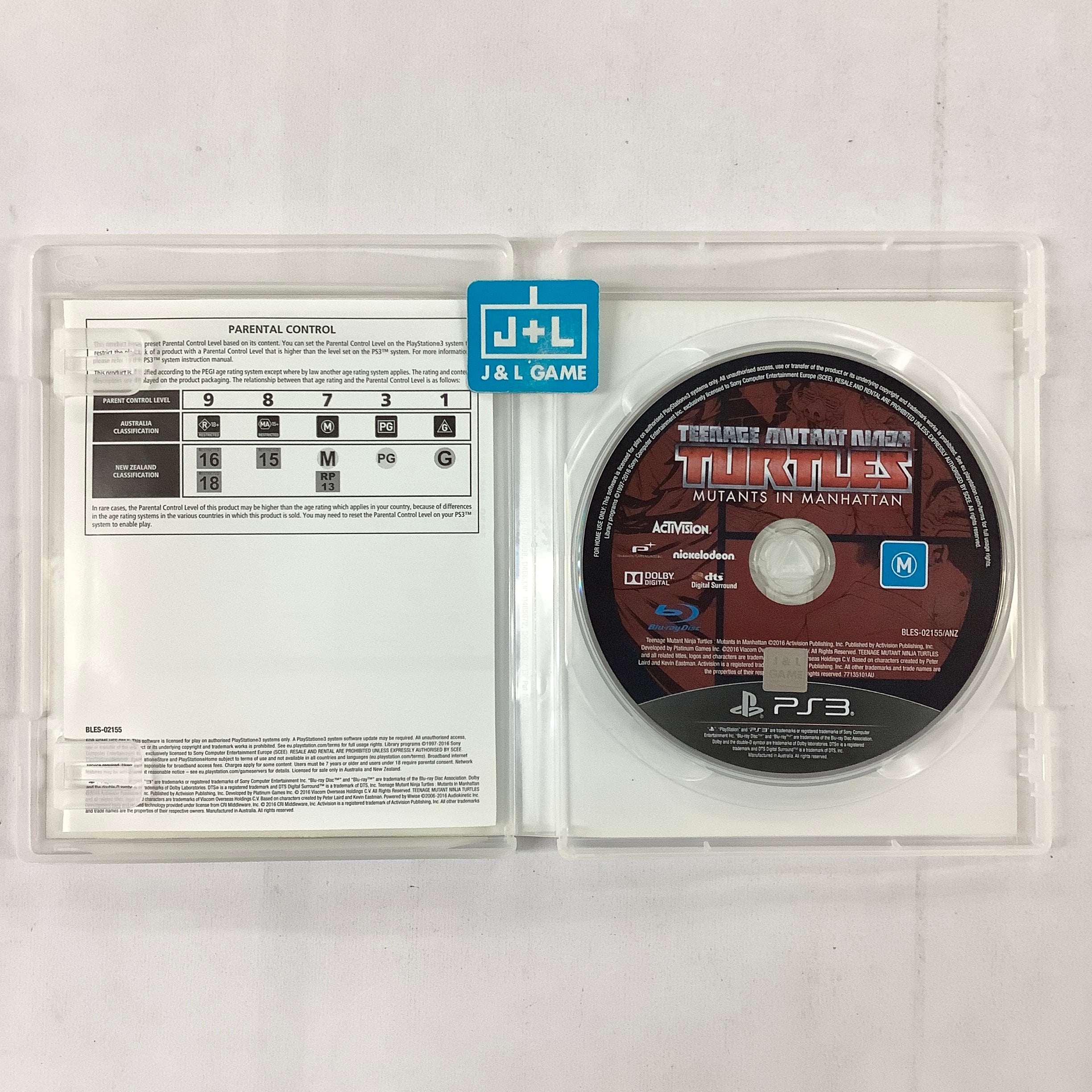 Teenage Mutant Ninja Turtles: Mutants in Manhattan - (PS3) PlayStation 3 [Pre-Owned] (Oceania Import) Video Games Activision   