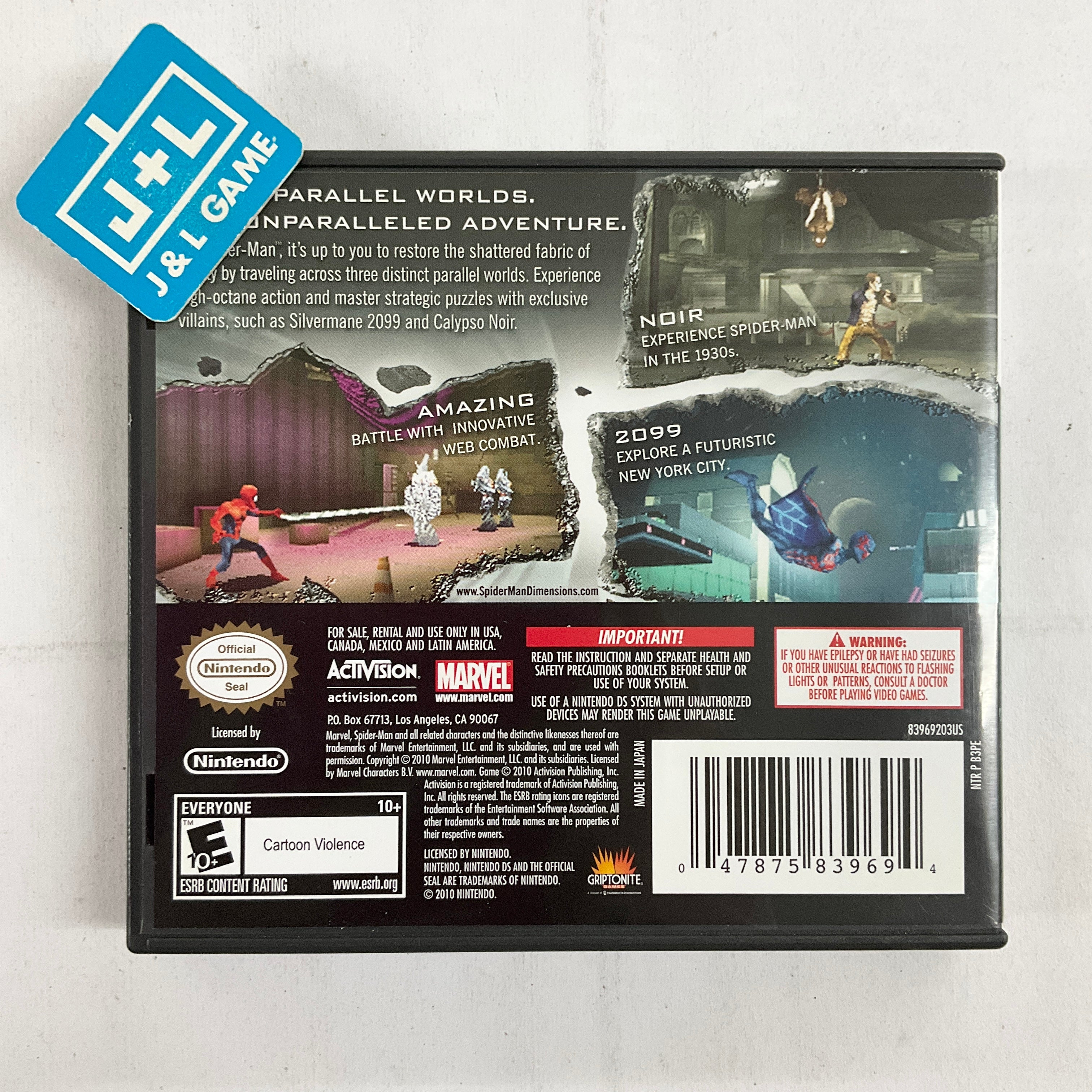 Spider-Man: Shattered Dimensions - (NDS) Nintendo DS [Pre-Owned] Video Games Activision   