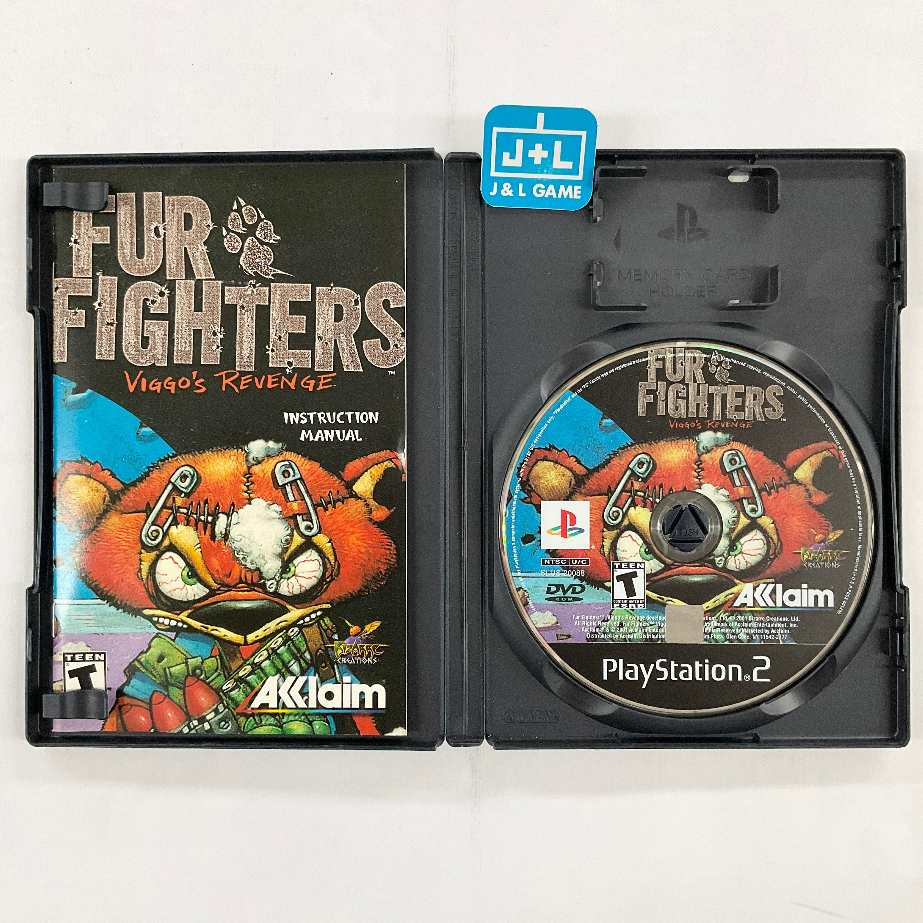 Fur Fighters: Viggo's Revenge - (PS2) PlayStation 2 [Pre-Owned] Video Games Acclaim   