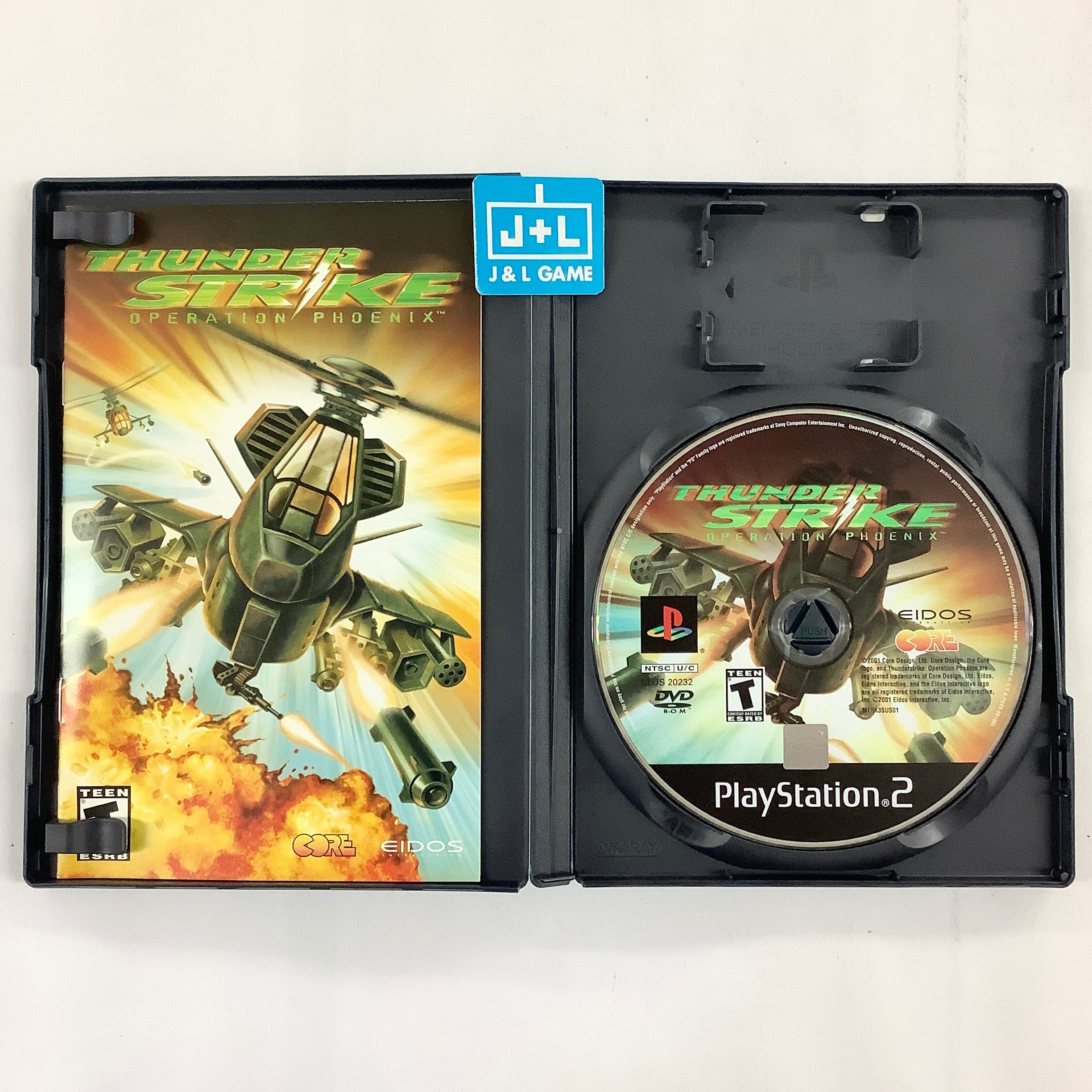Thunderstrike: Operation Phoenix - (PS2) PlayStation 2 [Pre-Owned] Video Games Eidos Interactive   