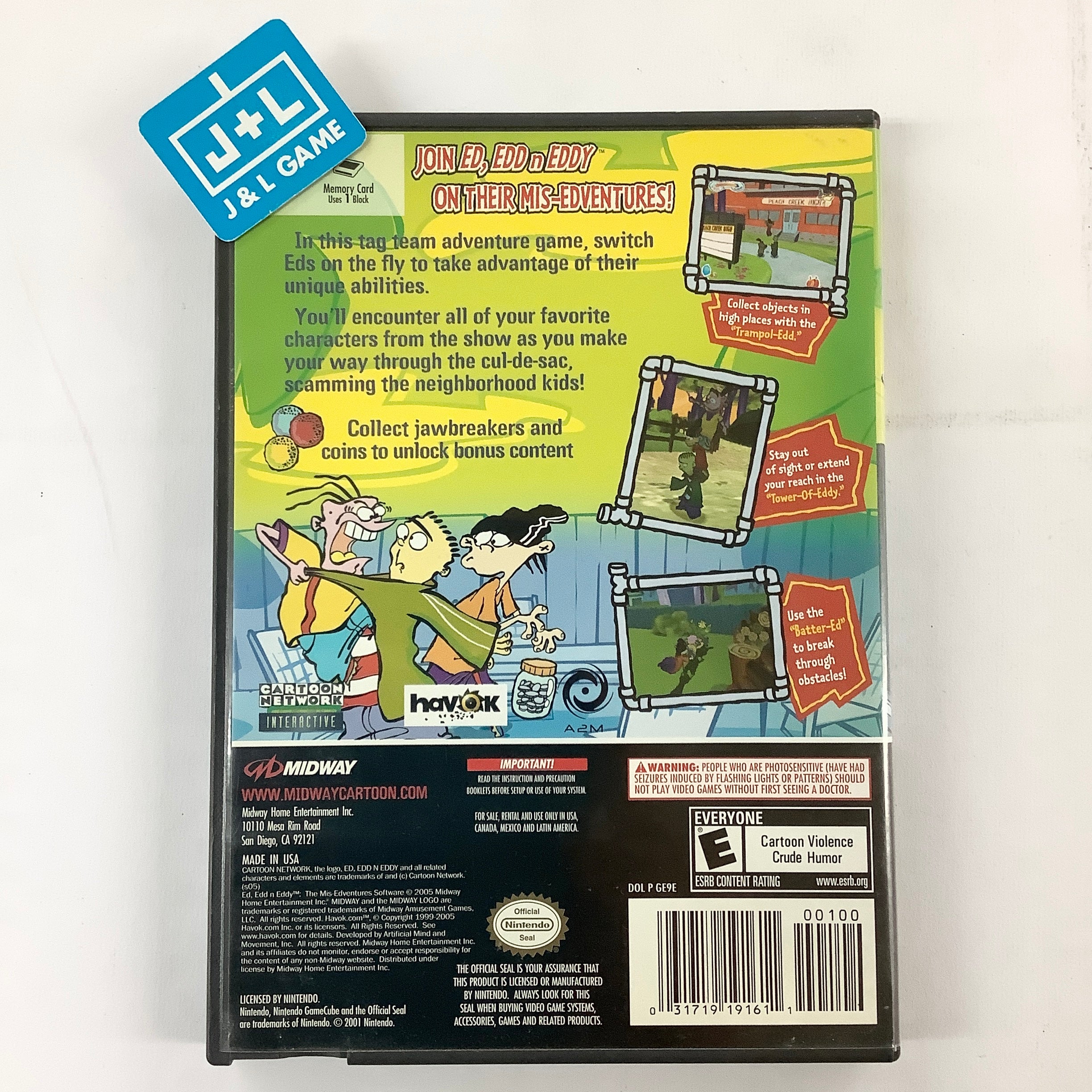 Ed, Edd n Eddy: The Mis-Edventures - (GC) GameCube [Pre-Owned] Video Games Midway   