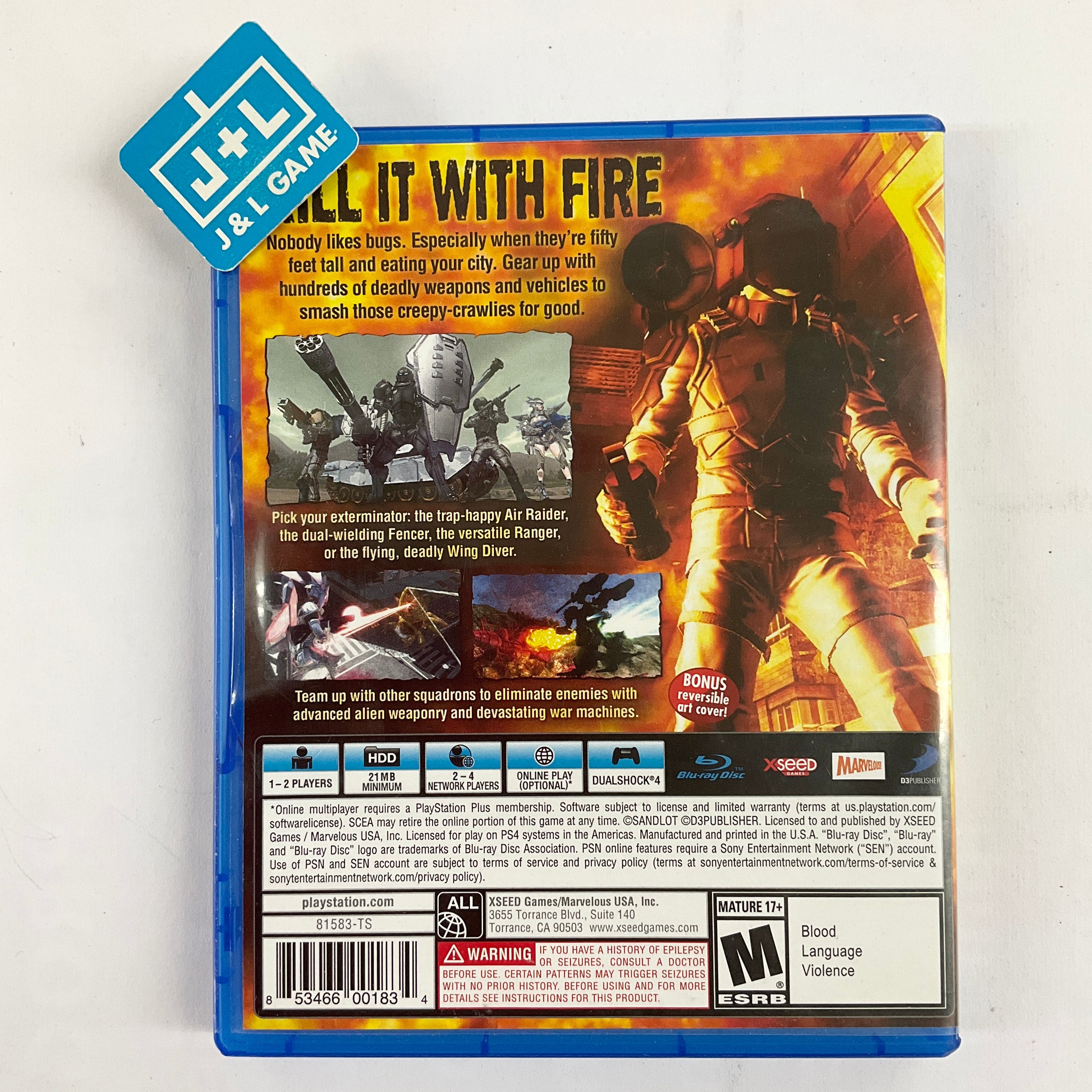 Earth Defense Force 4.1: The Shadow of New Despair - (PS4) PlayStation 4 [Pre-Owned] Video Games XSEED Games   