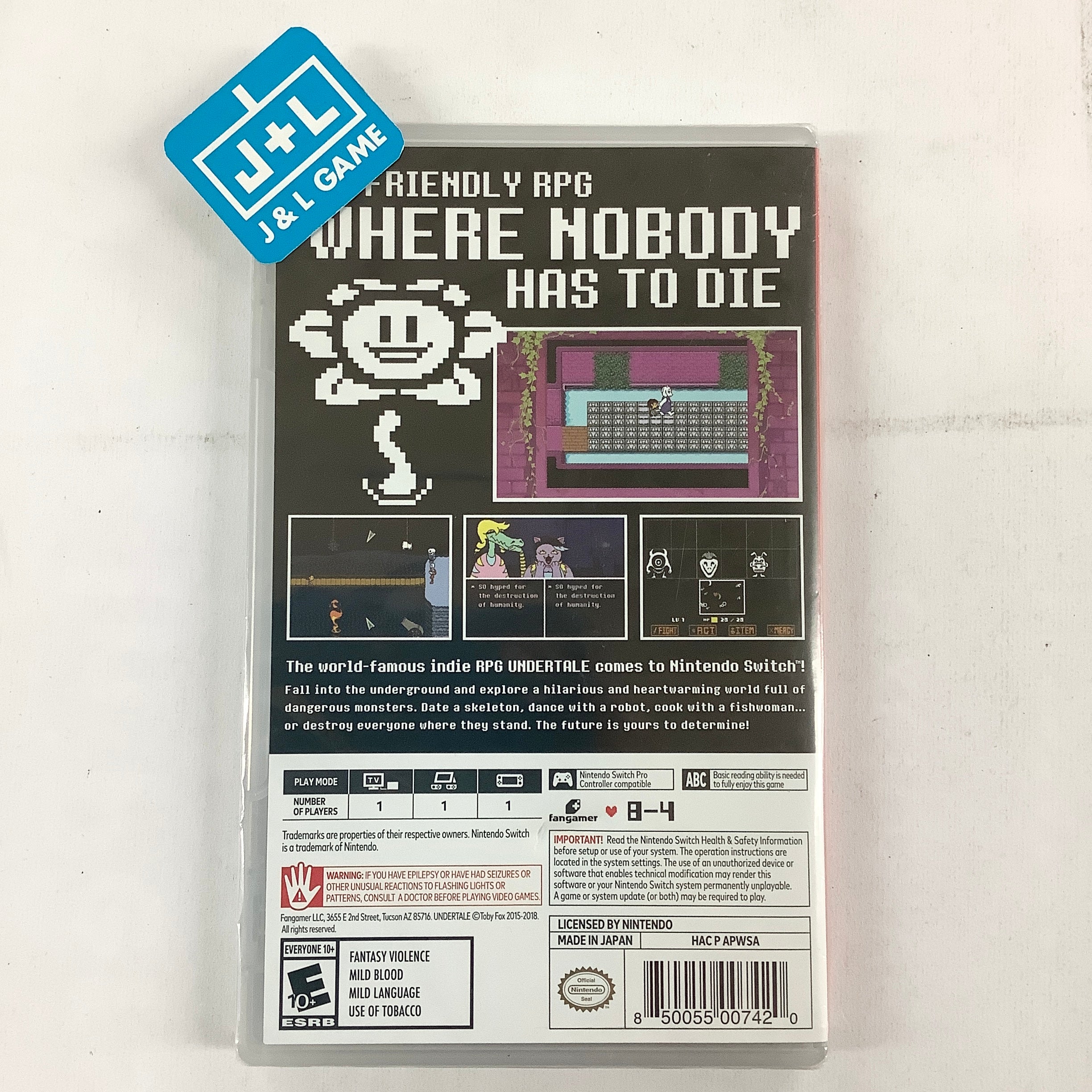 Undertale - (NSW) Nintendo Switch | J&L Game