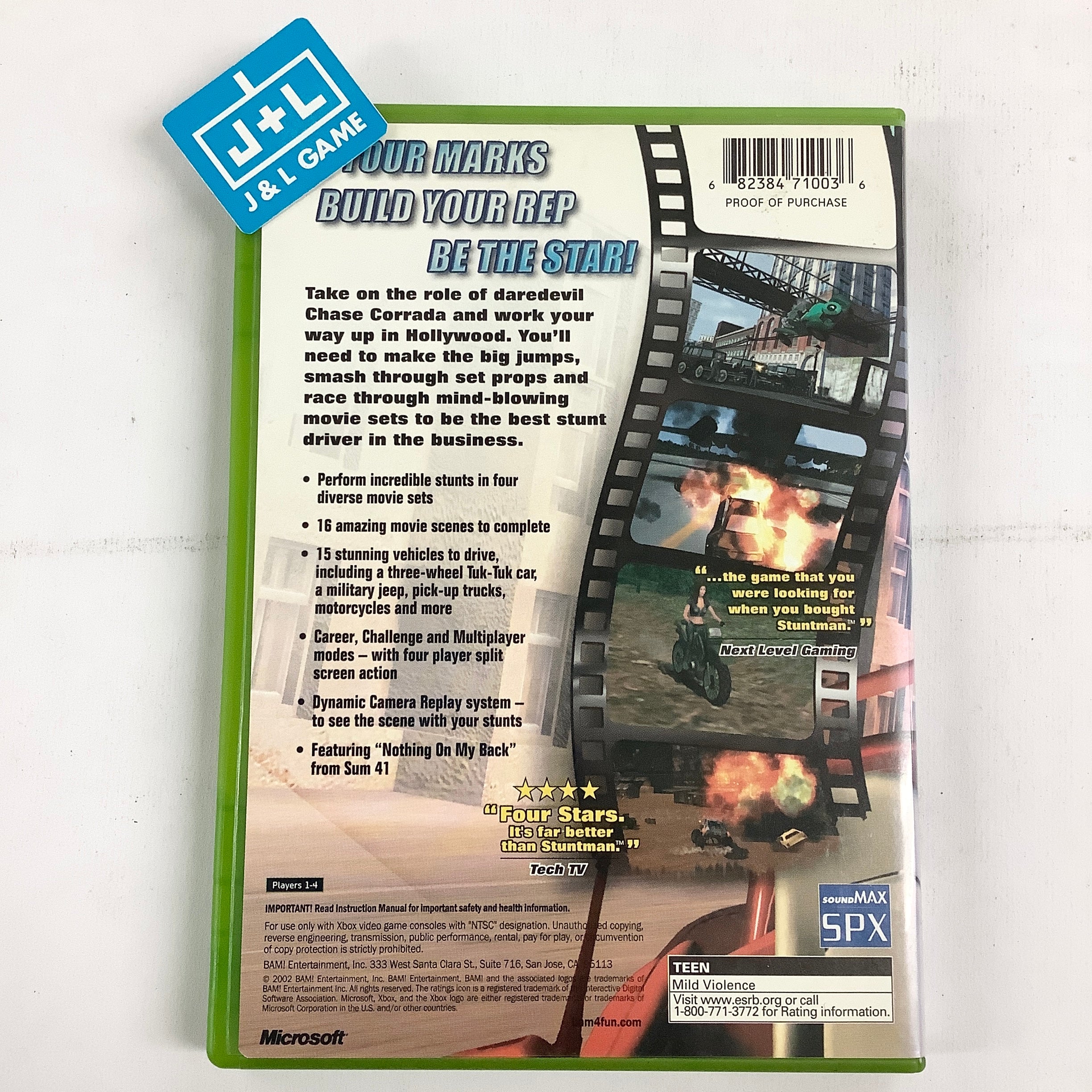 Chase: Hollywood Stunt Driver - (XB) Xbox [Pre-Owned] Video Games Bam Entertainment   