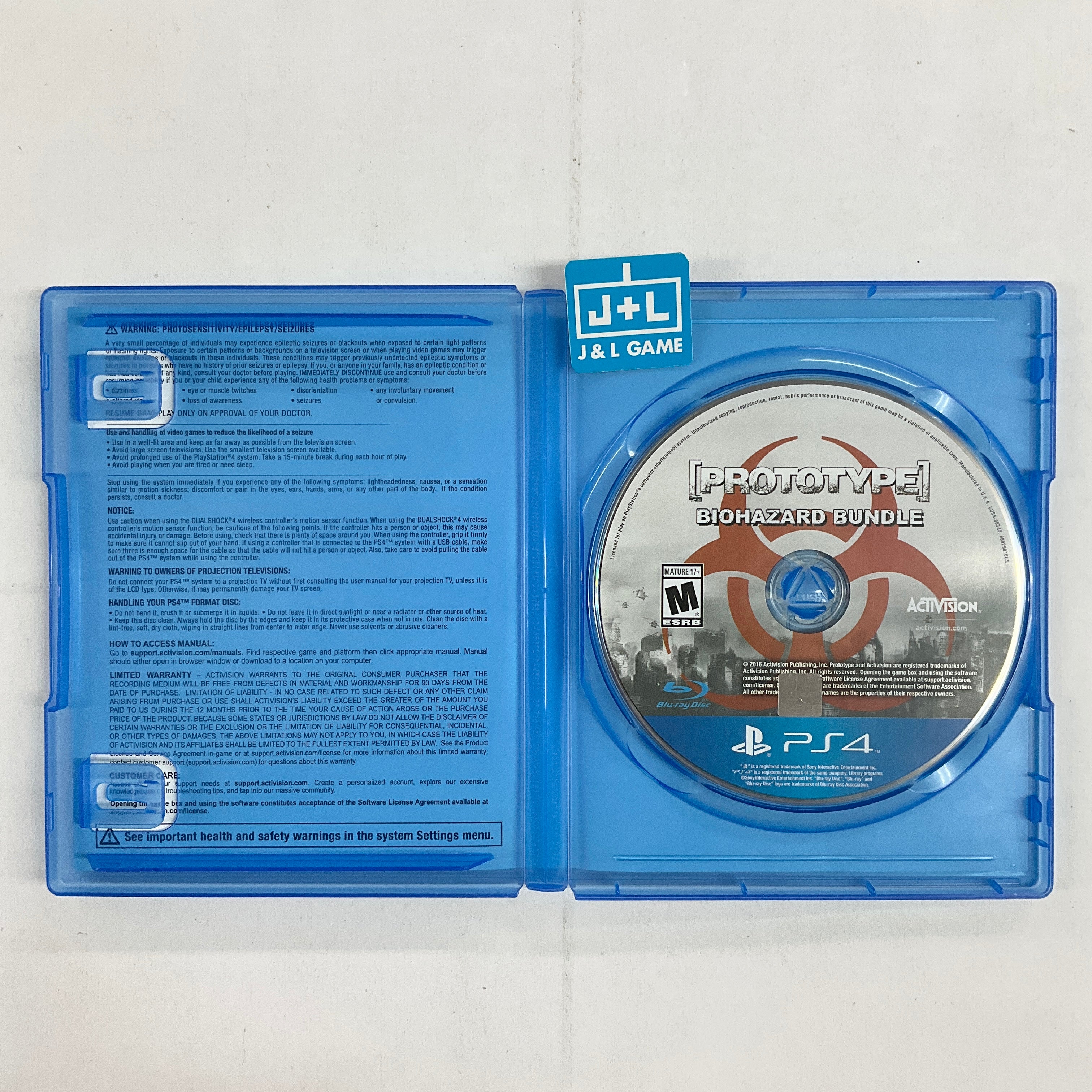 Prototype Biohazard Bundle - (PS4) PlayStation 4 [Pre-Owned] Video Games Activision   