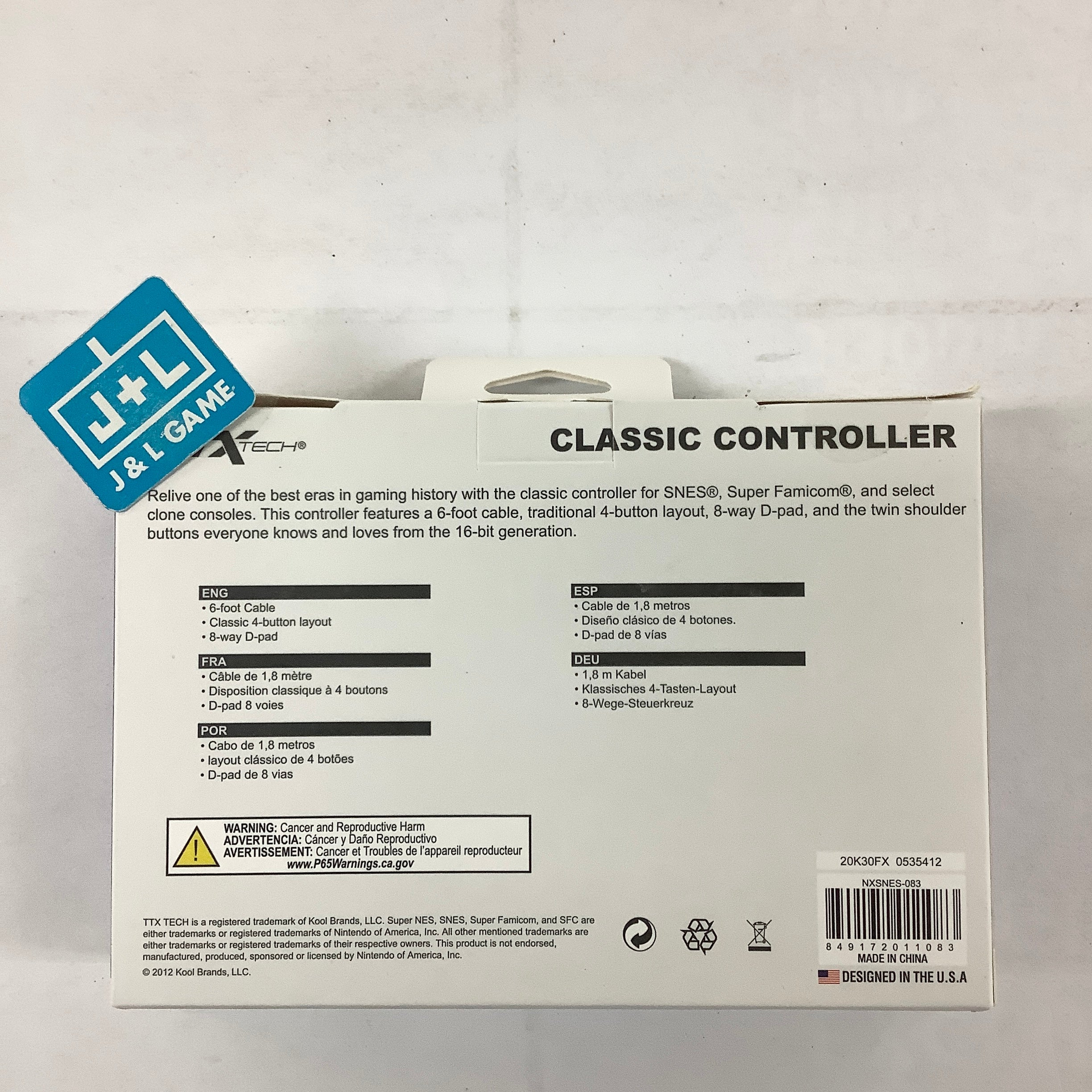TTX Tech Classic Controller - (SNES) Super Nintendo Accessories TTX Tech   