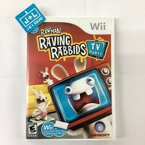 Rayman Raving Rabbids: TV Party - Nintendo Wii [Pre-Owned] Video Games Ubisoft   