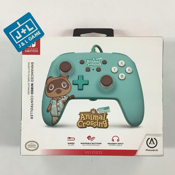 PowerA Enhanced Wired Controller (Animal Crossing: Tom Nook