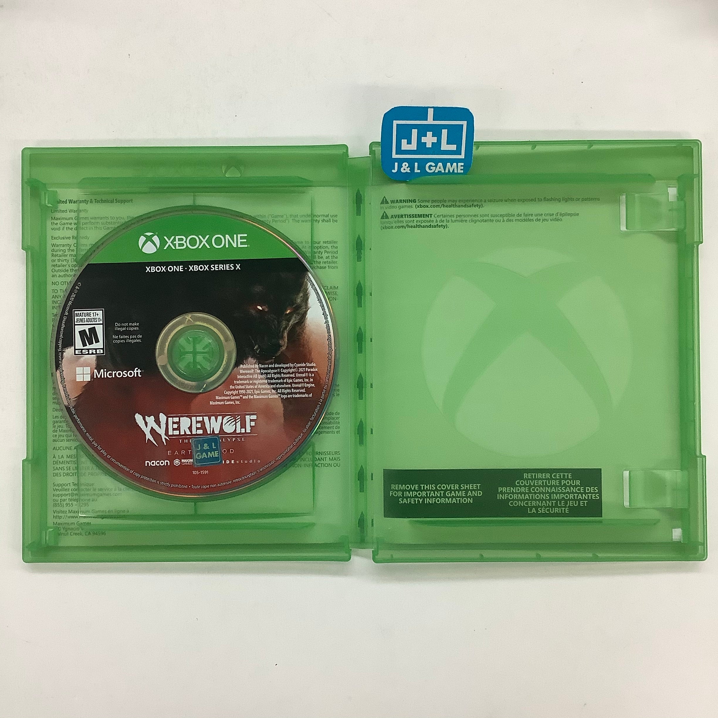 Werewolf: The Apocalypse Earthblood (XB1) XBox One [Pre-Owned] Video Games Maximum Games   