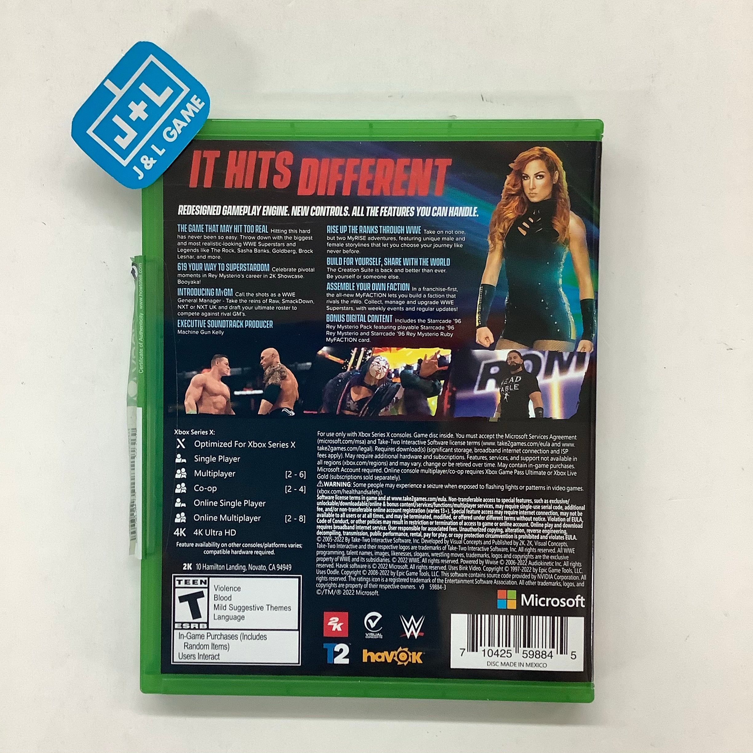 WWE 2K22 - (XSX) Xbox Series X [UNBOXING] Video Games 2K   