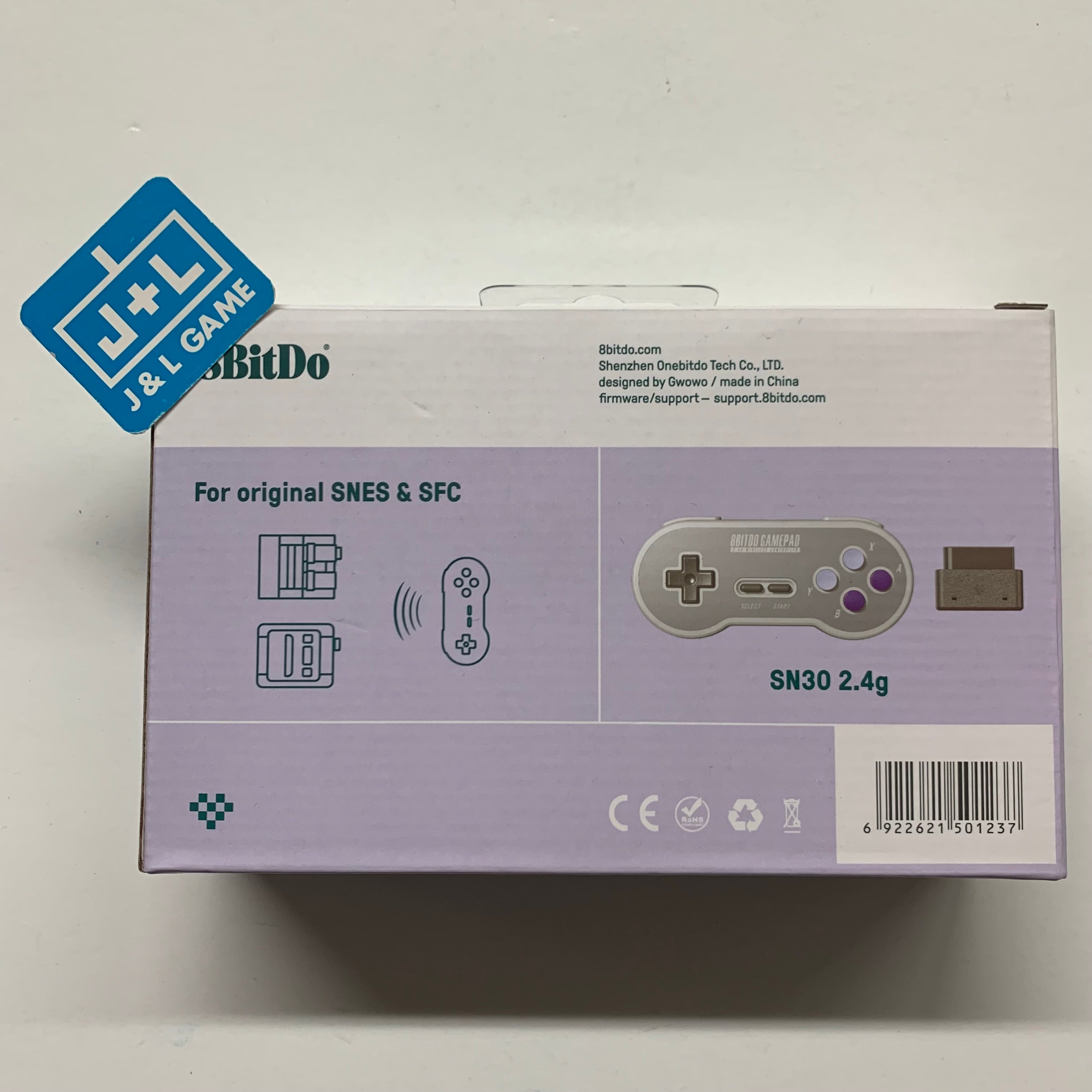 8Bitdo SN30 2.4G Wireless Gamepad for Original SNES/SFC (SN Edition) - (SNES) Super Nintendo Accessories 8Bitdo   