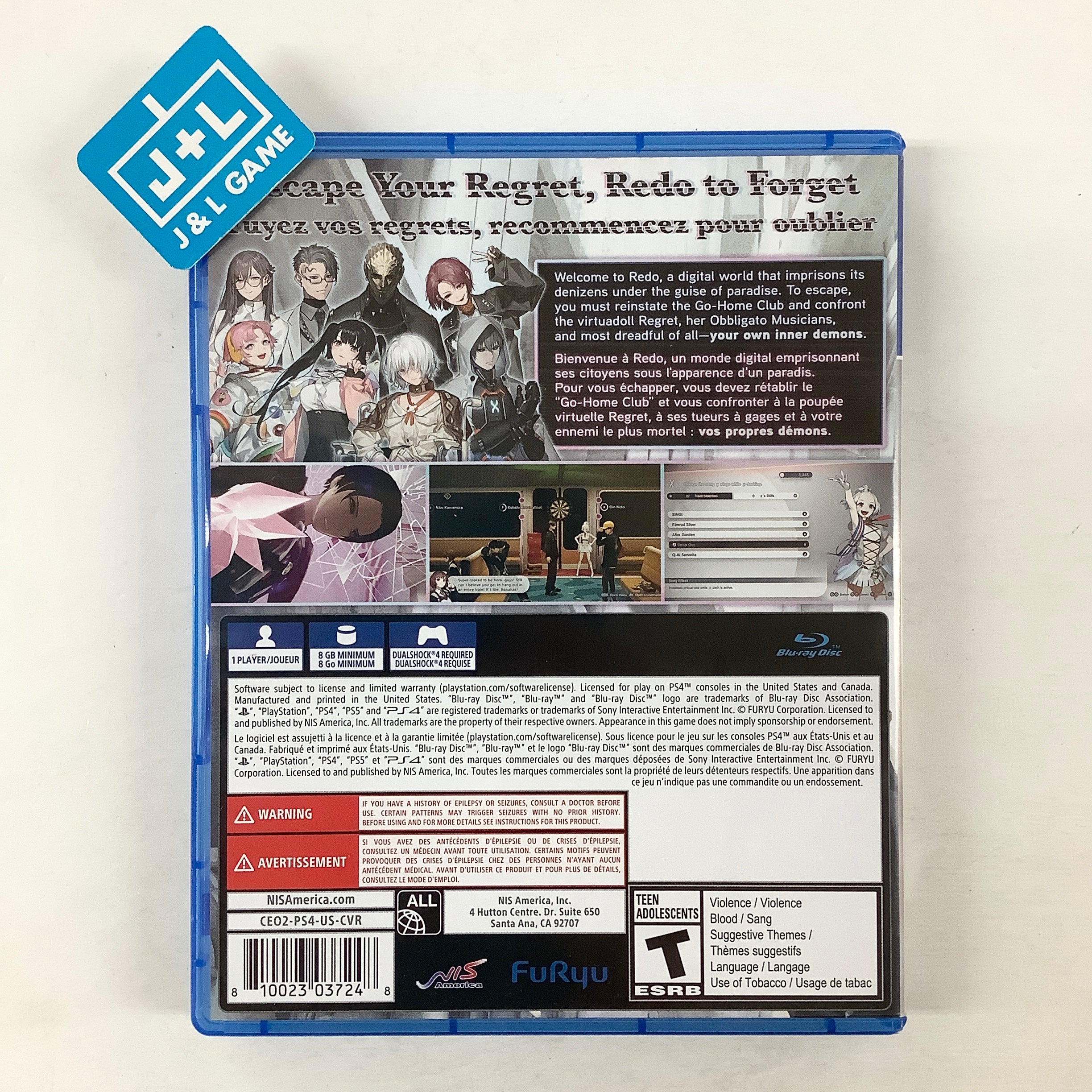 The Caligula Effect 2 - (PS4) PlayStation 4 [UNBOXING] Video Games NIS America   