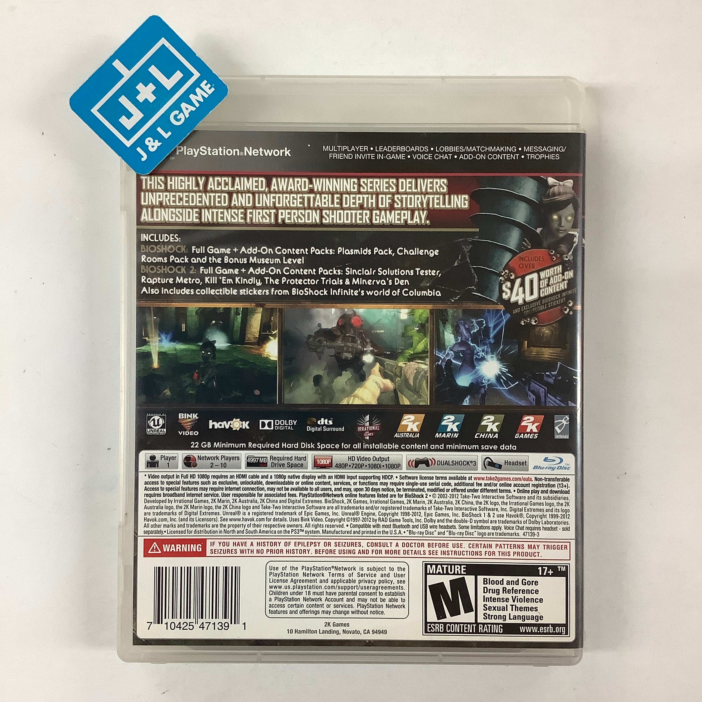 BioShock Ultimate Rapture Edition - (PS3) Playstation 3 [Pre
