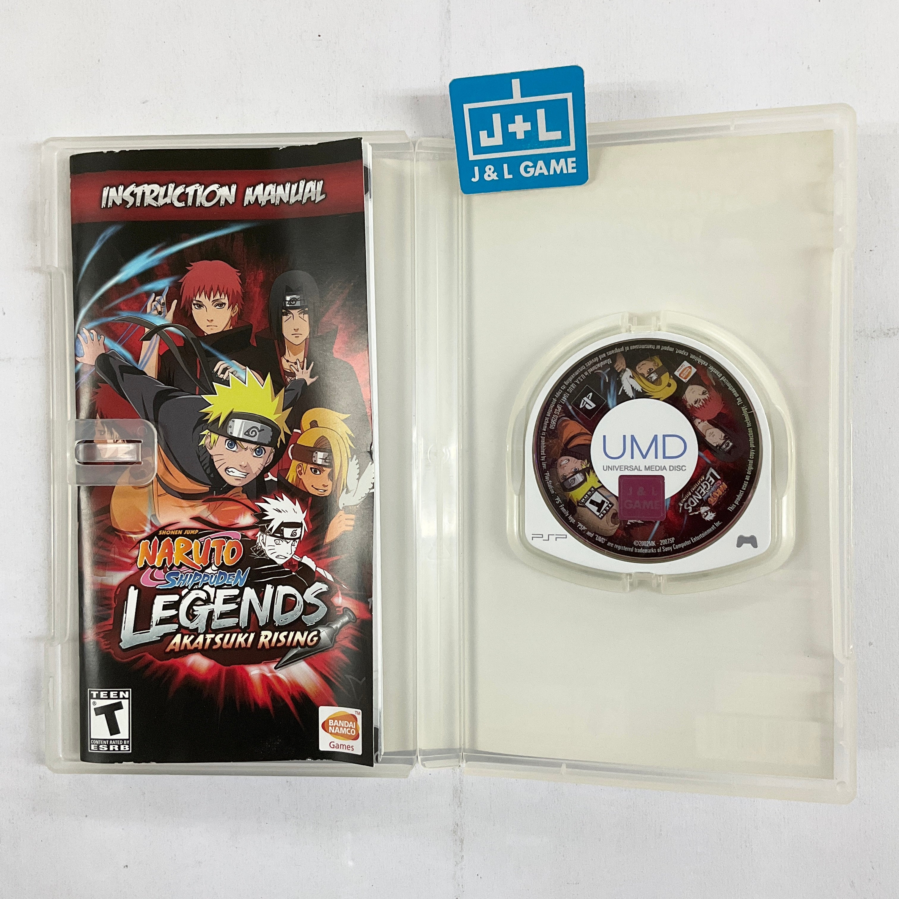 Naruto Shippuden: Legends: Akatsuki Rising - Sony PSP [Pre-Owned] Video Games Namco Bandai Games   
