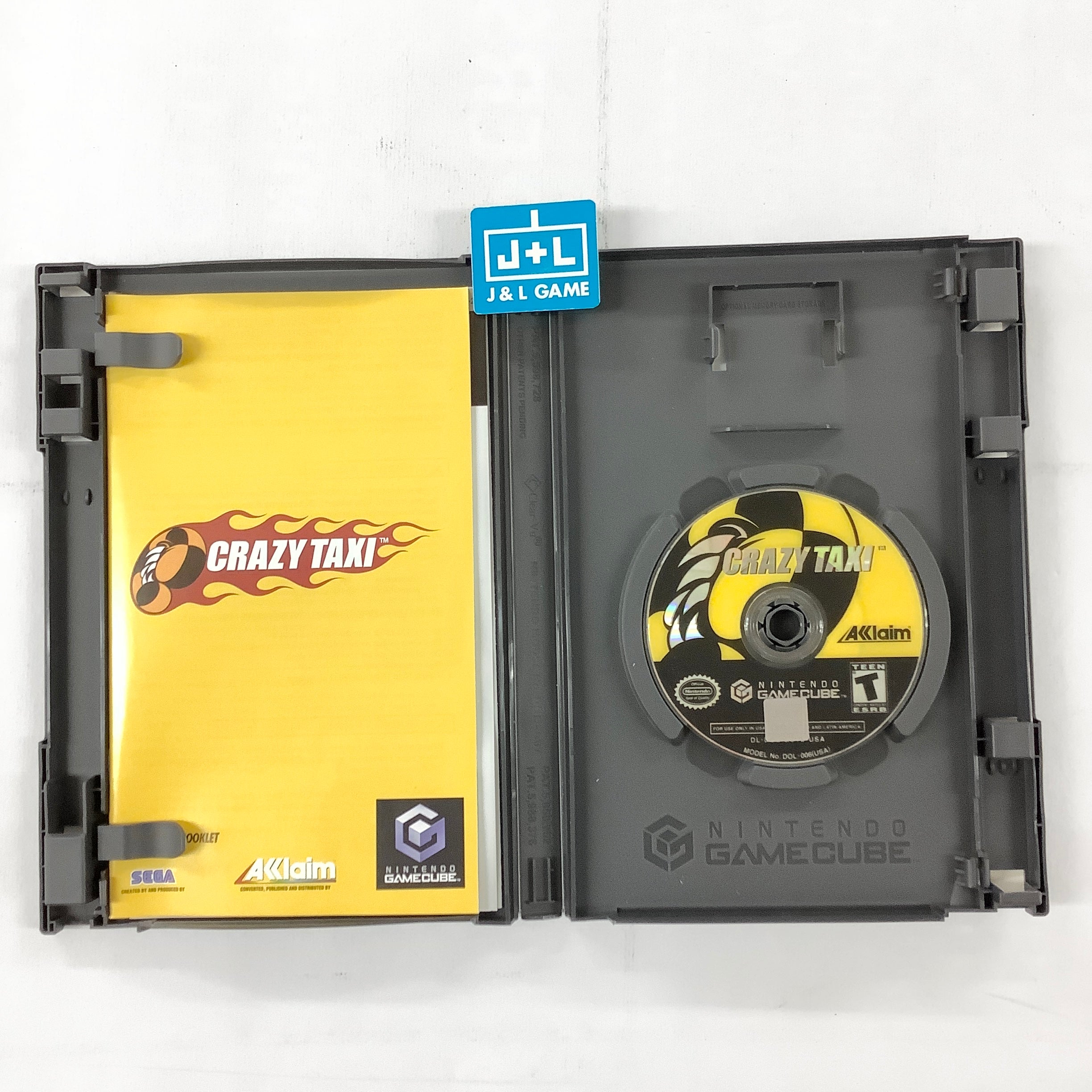 Crazy Taxi (Player's Choice) - (GC) Nintendo GameCube [Pre-Owned] Video Games Acclaim   