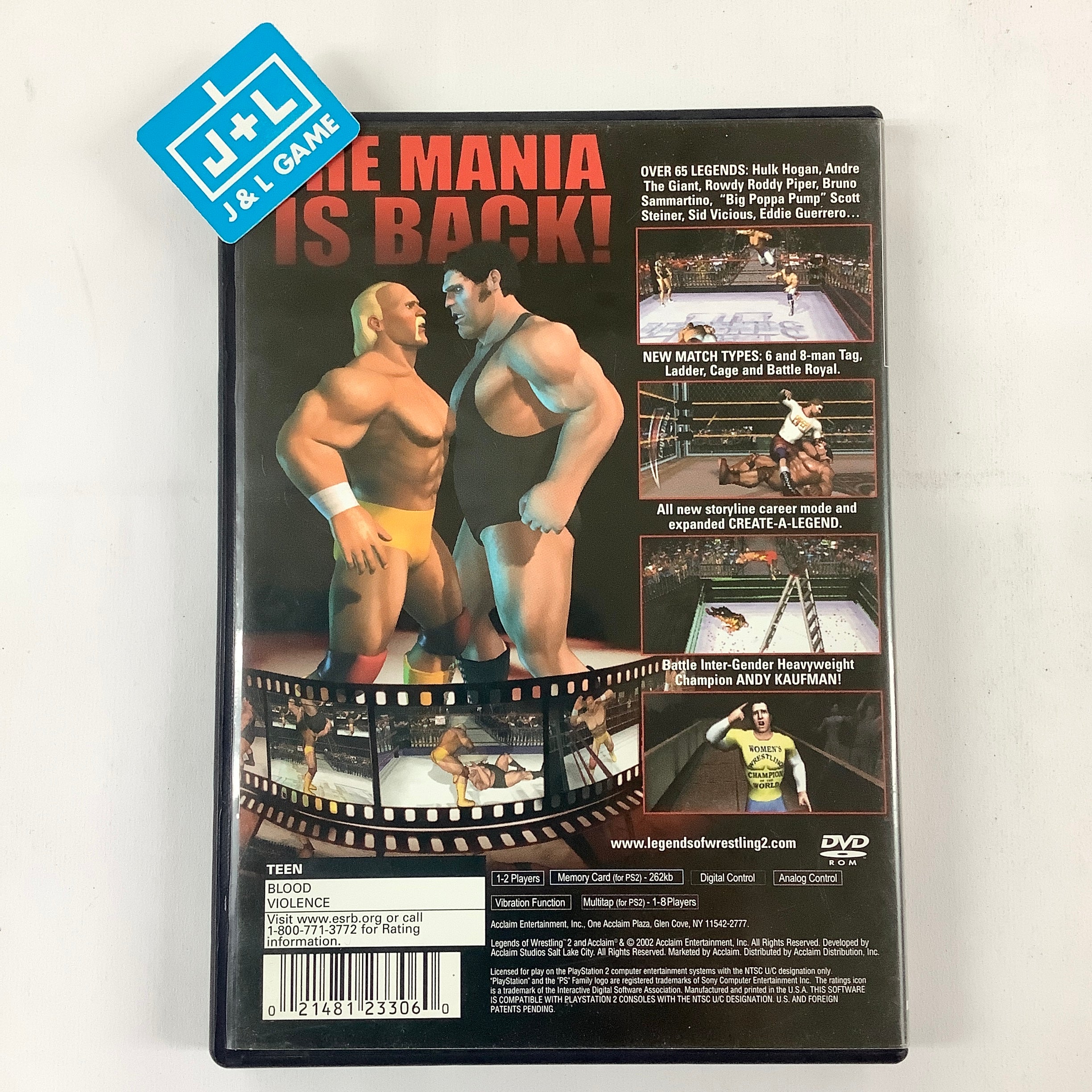 Legends of Wrestling II - (PS2) PlayStation 2 [Pre-Owned] Video Games Acclaim   