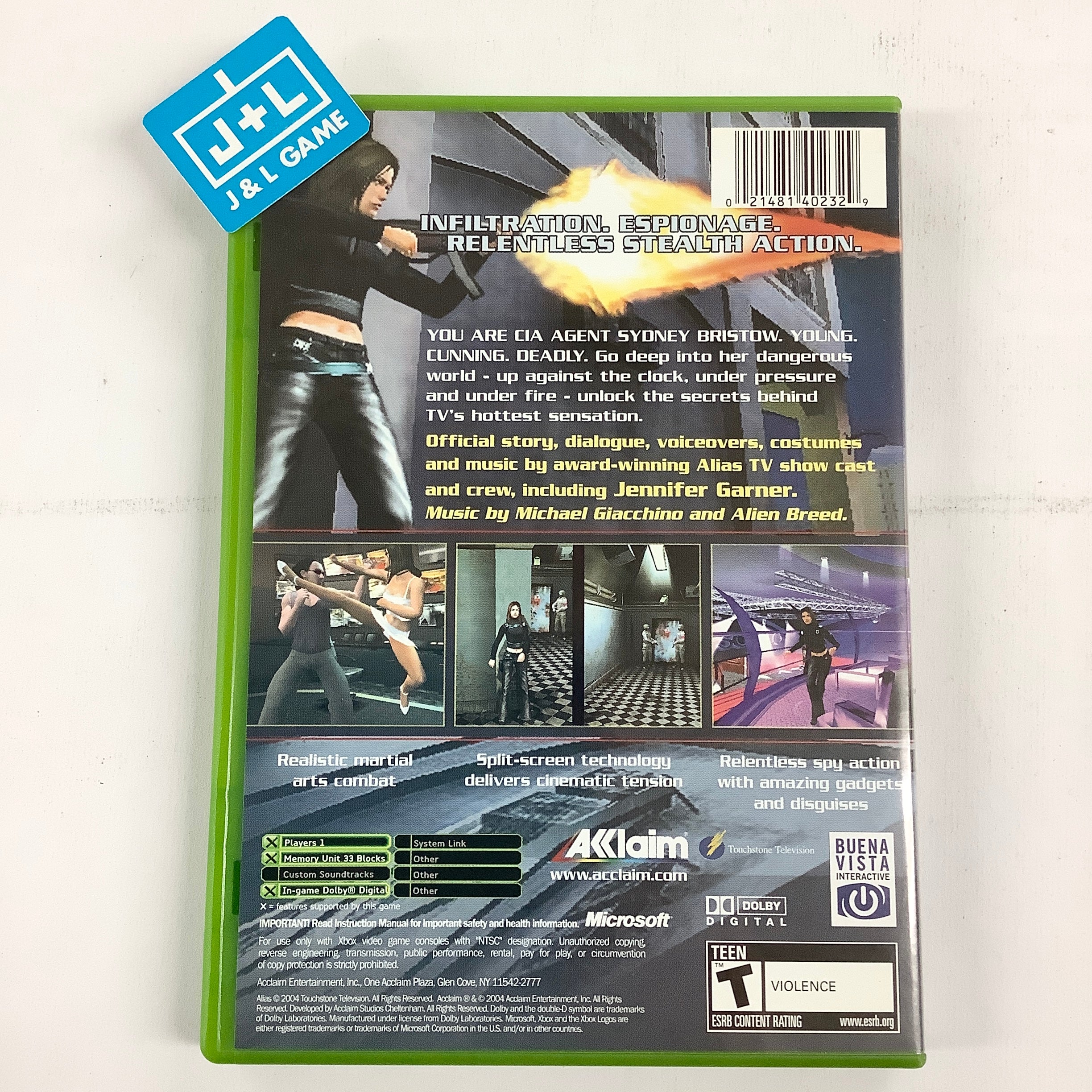 Alias - (XB) Xbox [Pre-Owned] Video Games Acclaim   