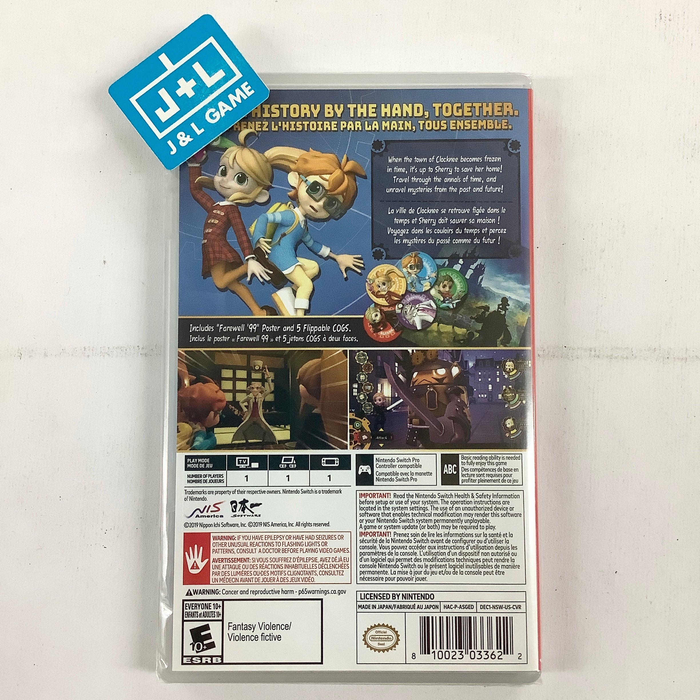Destiny Connect: Tick-Tock Travelers (Time Capsule Edition) - (NSW) Nintendo Switch Video Games NIS America   