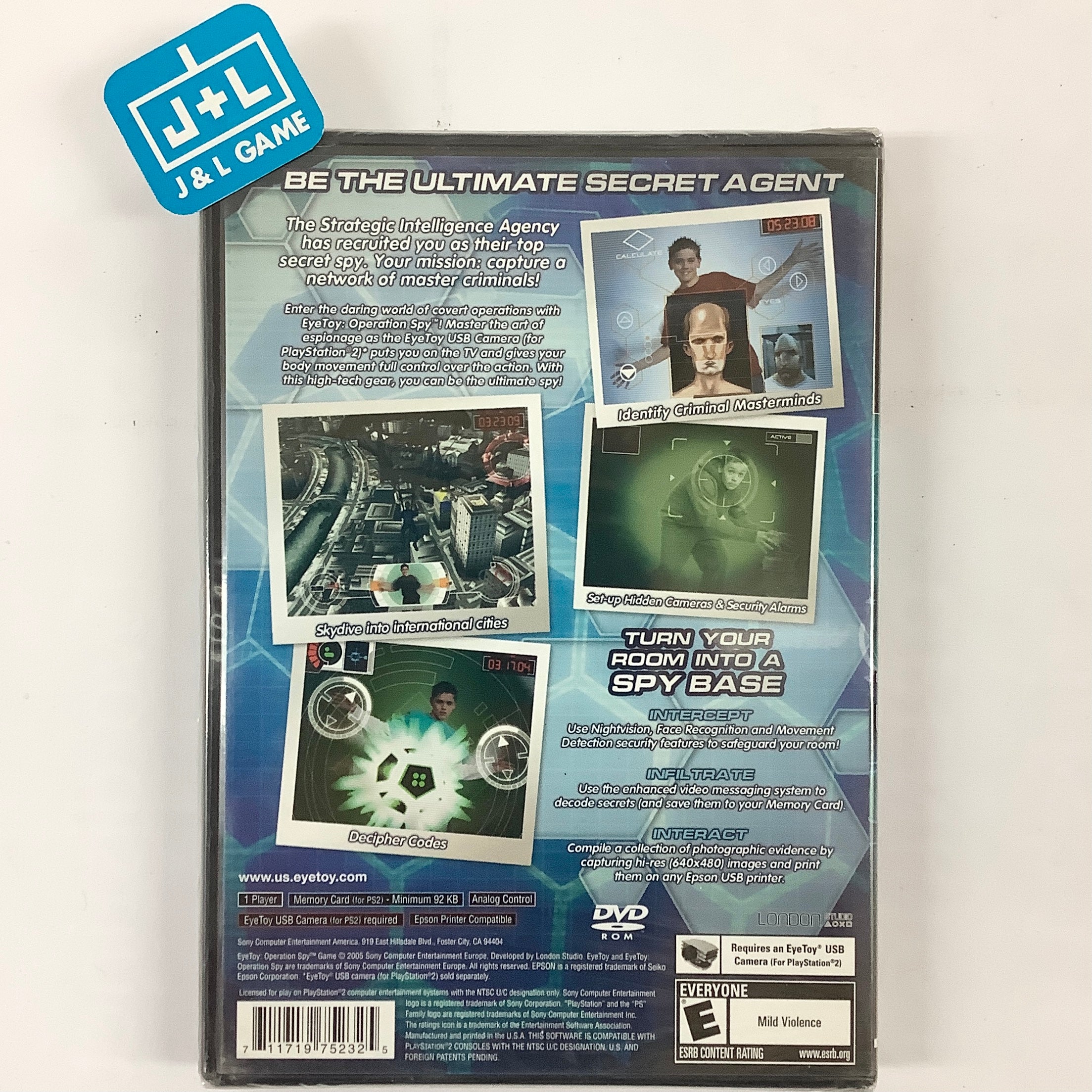 EyeToy: Operation Spy - (PS2) PlayStation 2 Video Games SCEA   