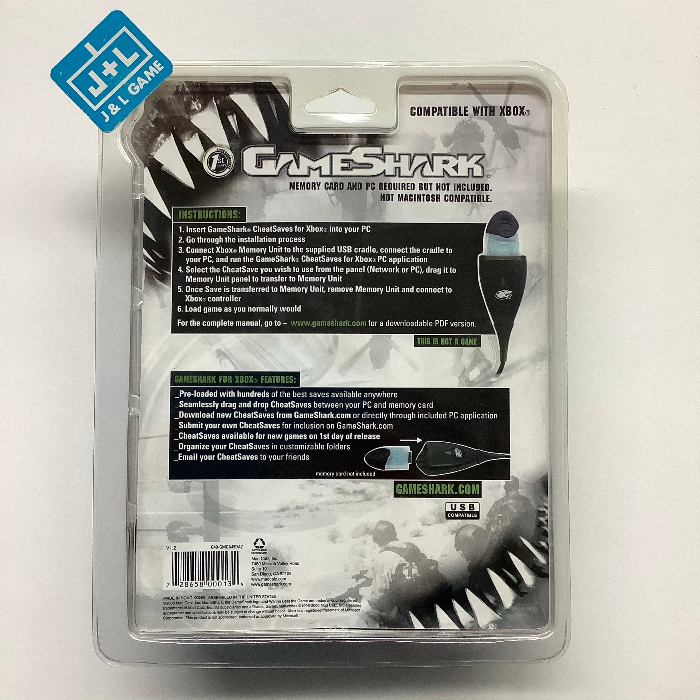 Game Shark - (XB) Xbox Accessories MADCATZ   